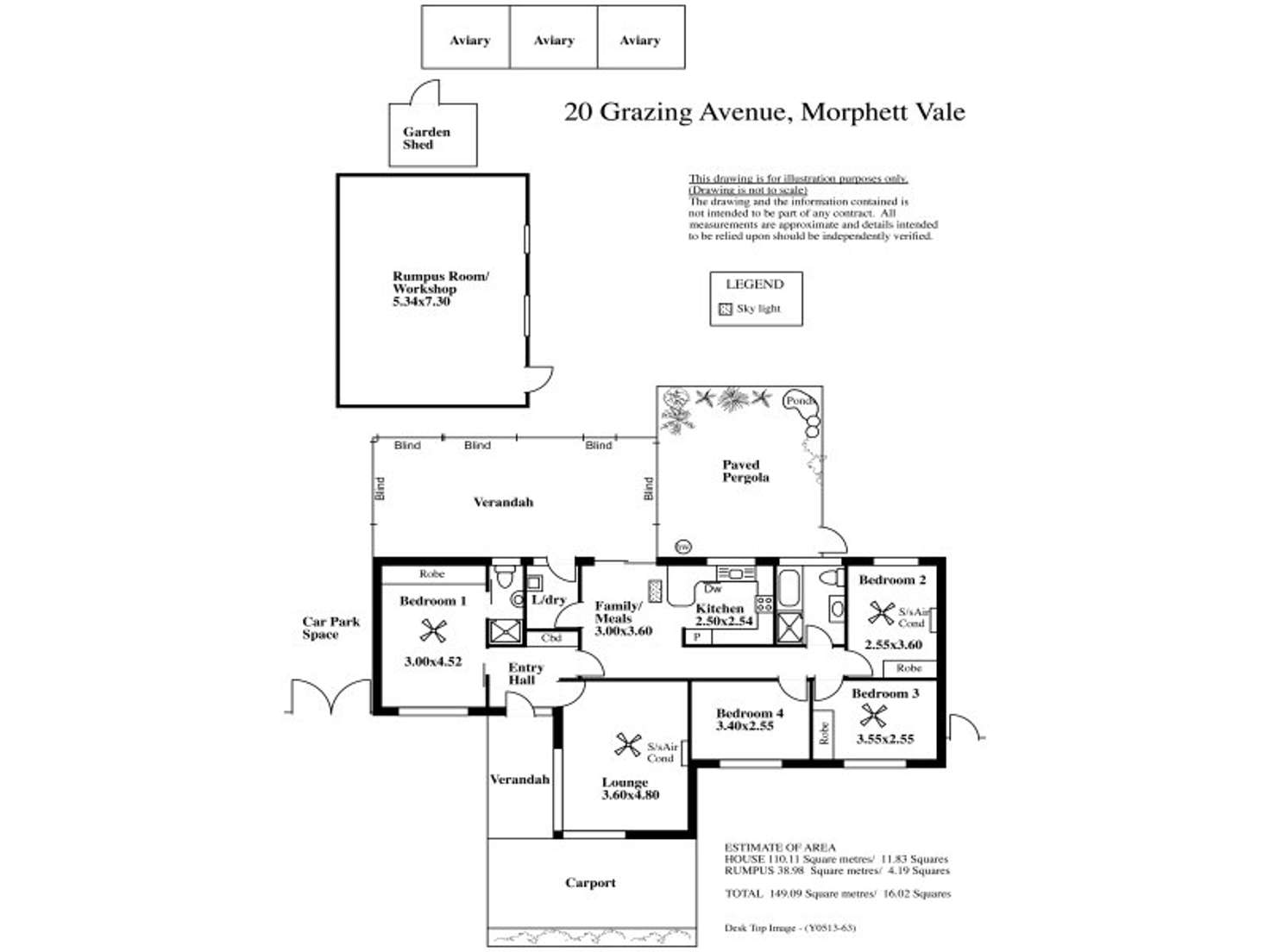 Floorplan of Homely house listing, 20 Grazing Avenue, Morphett Vale SA 5162