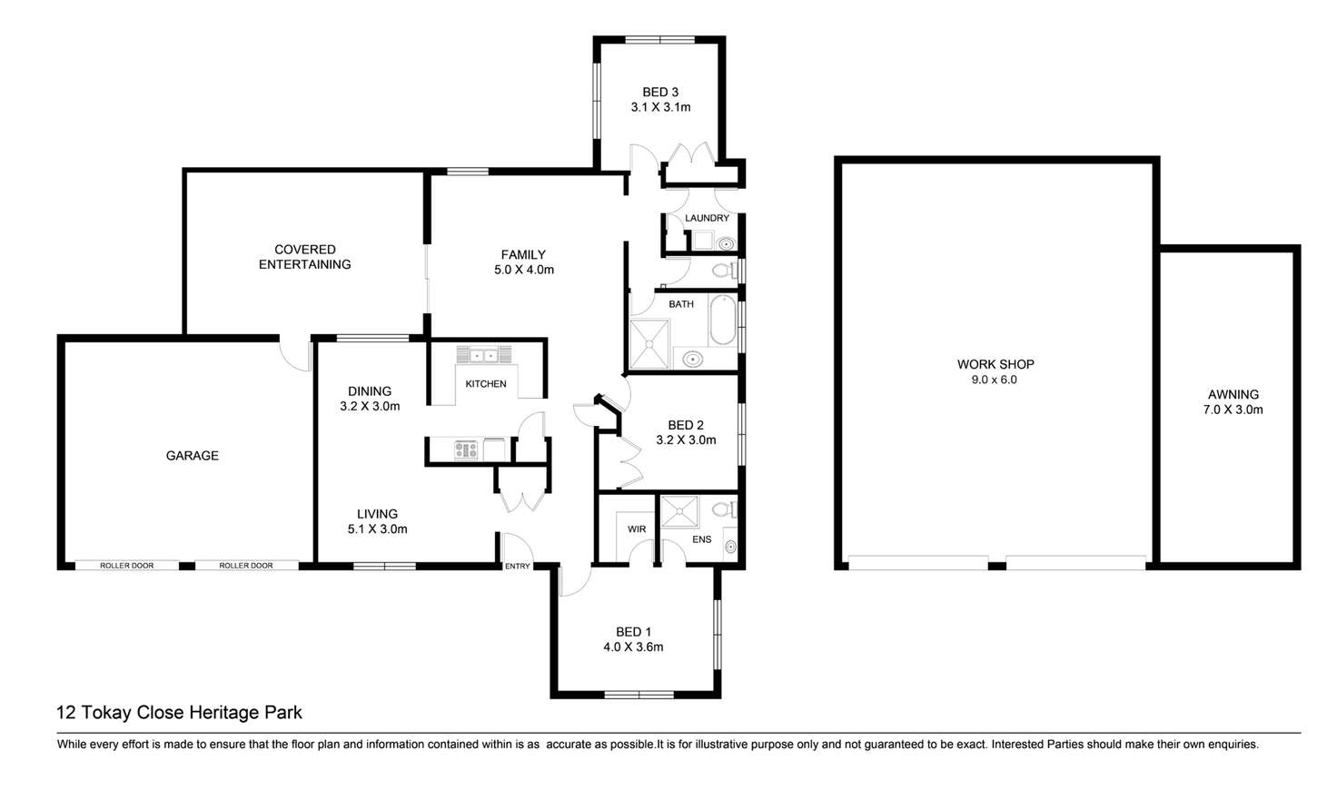 Floorplan of Homely house listing, 12 TOKAY CLOSE, Heritage Park QLD 4118