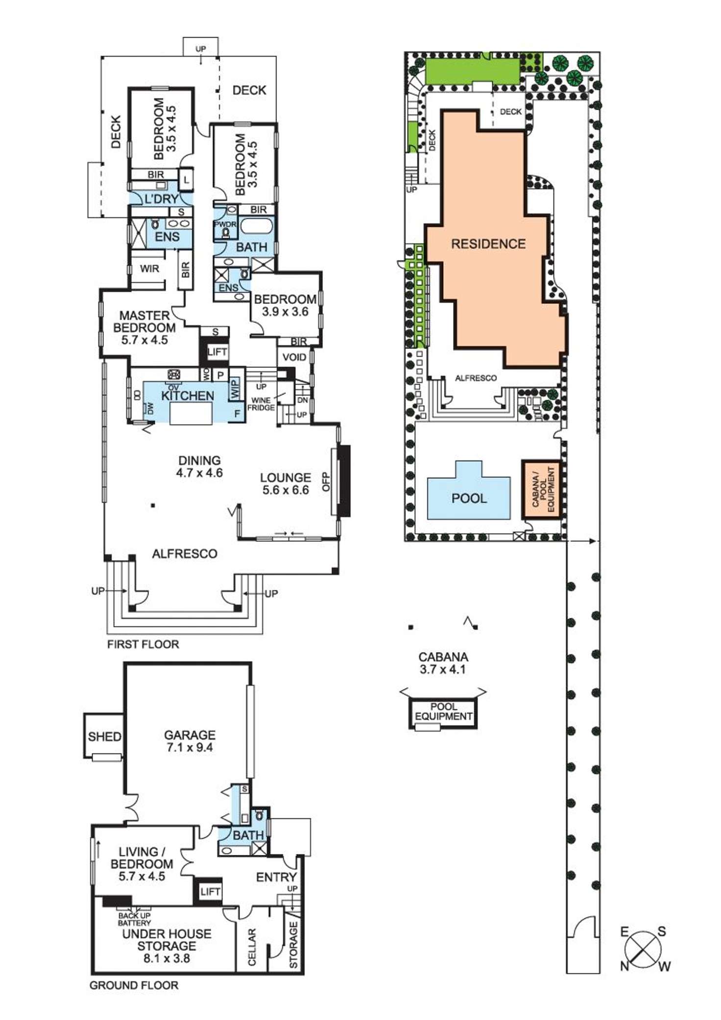 Floorplan of Homely house listing, 177 Ocean Beach Road, Sorrento VIC 3943