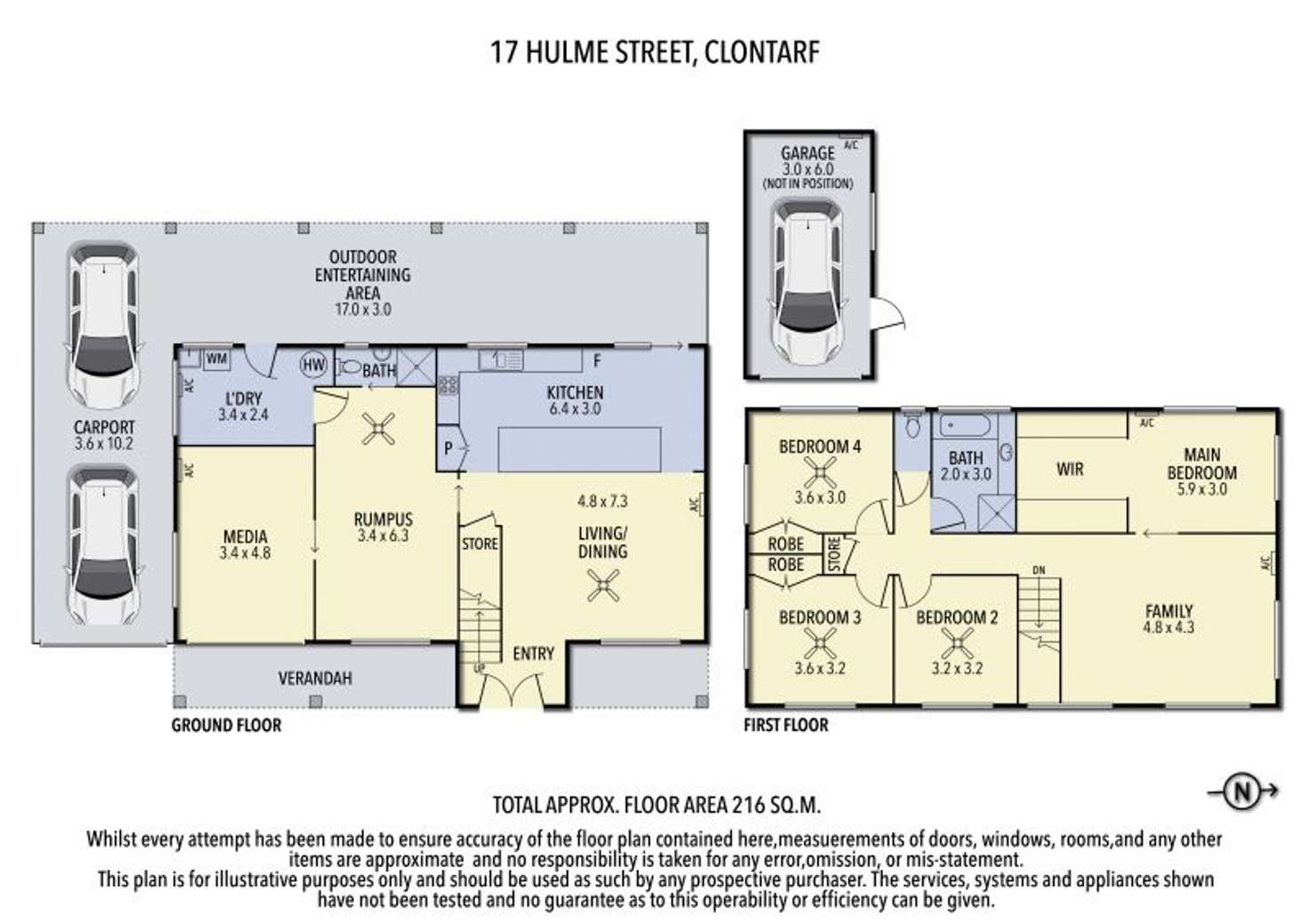 Floorplan of Homely house listing, 17 Hulme Street, Clontarf QLD 4019