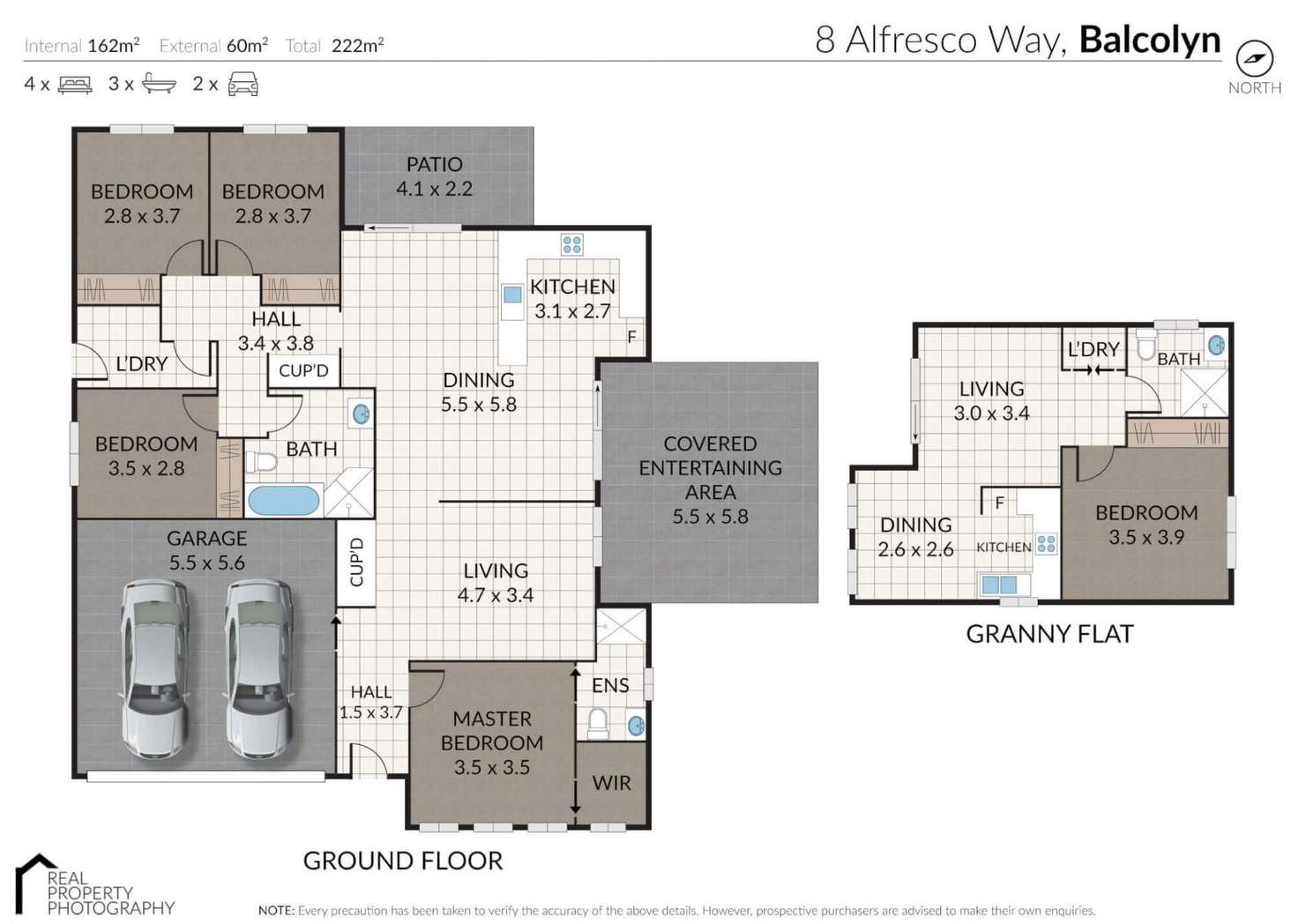 Floorplan of Homely house listing, 8 Alfresco Way, Balcolyn NSW 2264