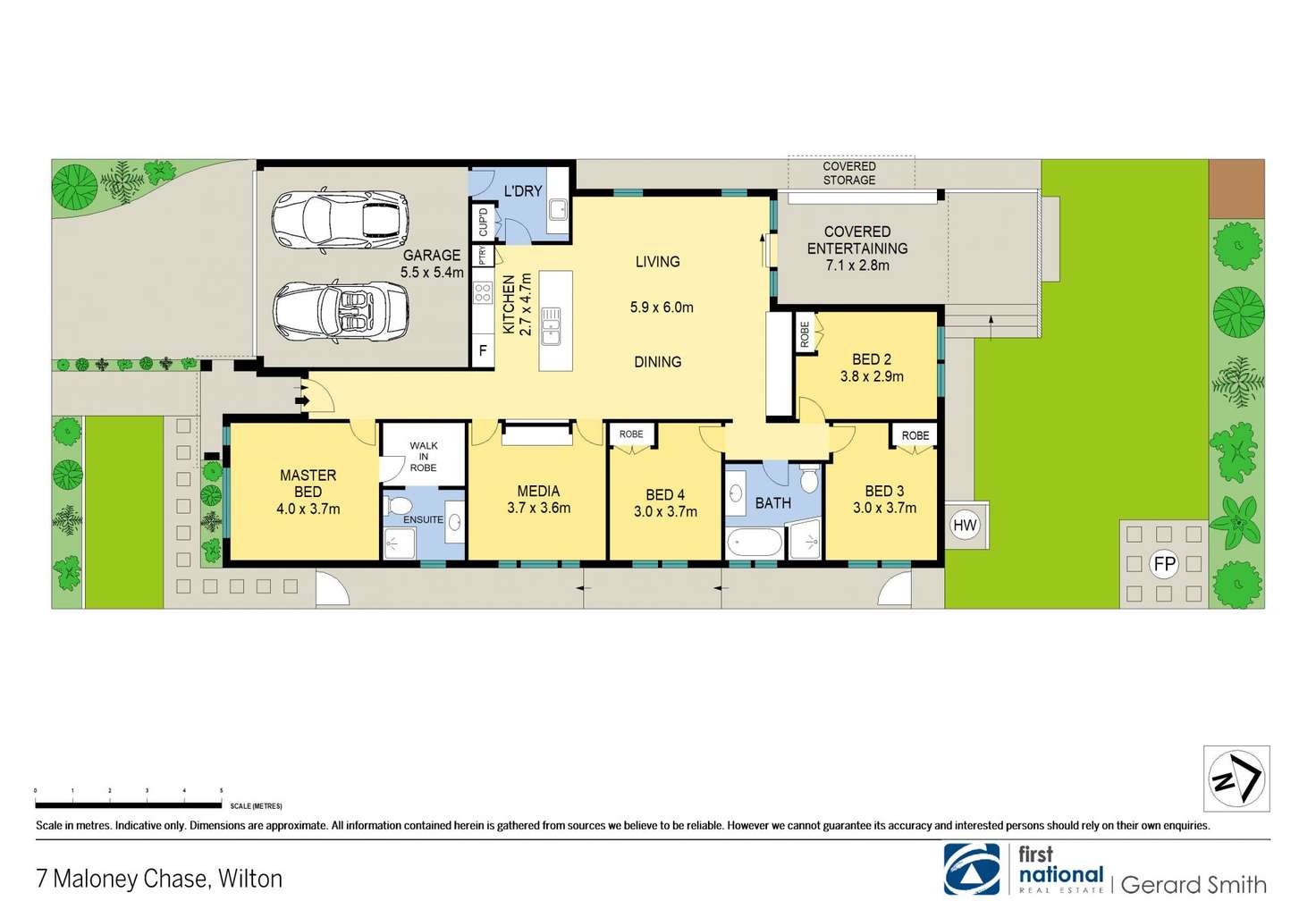 Floorplan of Homely house listing, 7 Maloney Chase, Wilton NSW 2571