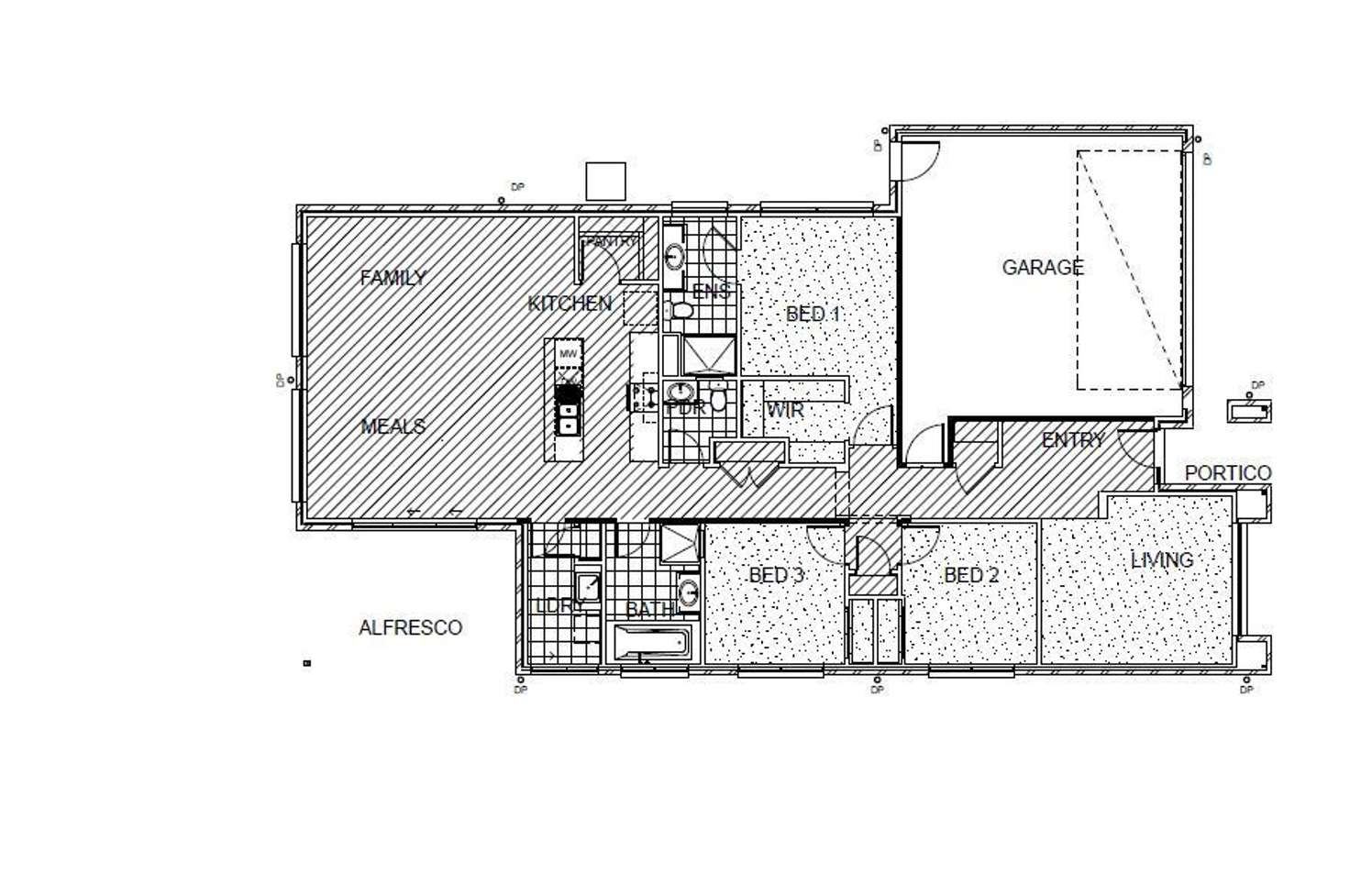 Floorplan of Homely house listing, Lot 2/14 Lovick Avenue, Mansfield VIC 3722