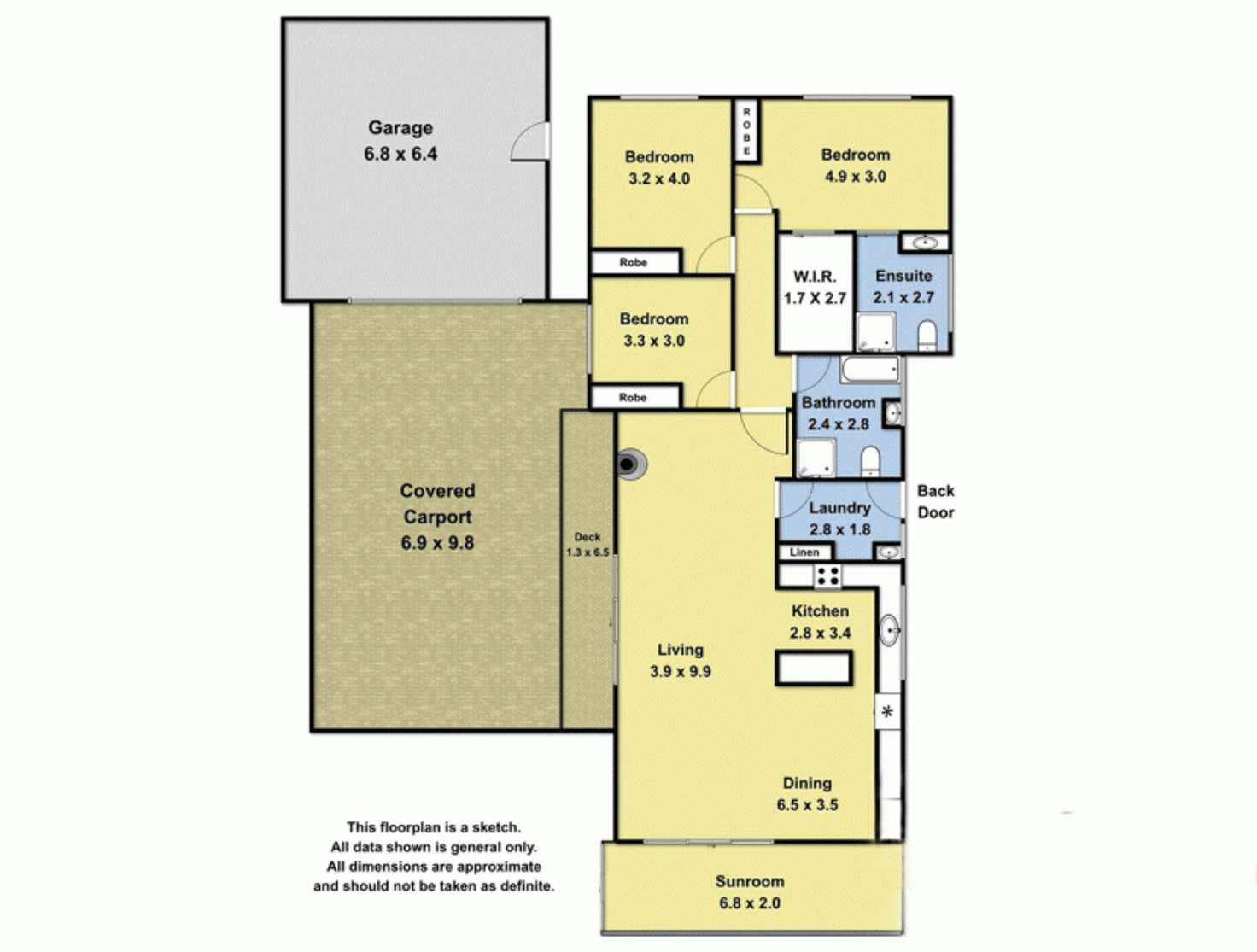 Floorplan of Homely house listing, 3 Clarke Street, Grantville VIC 3984