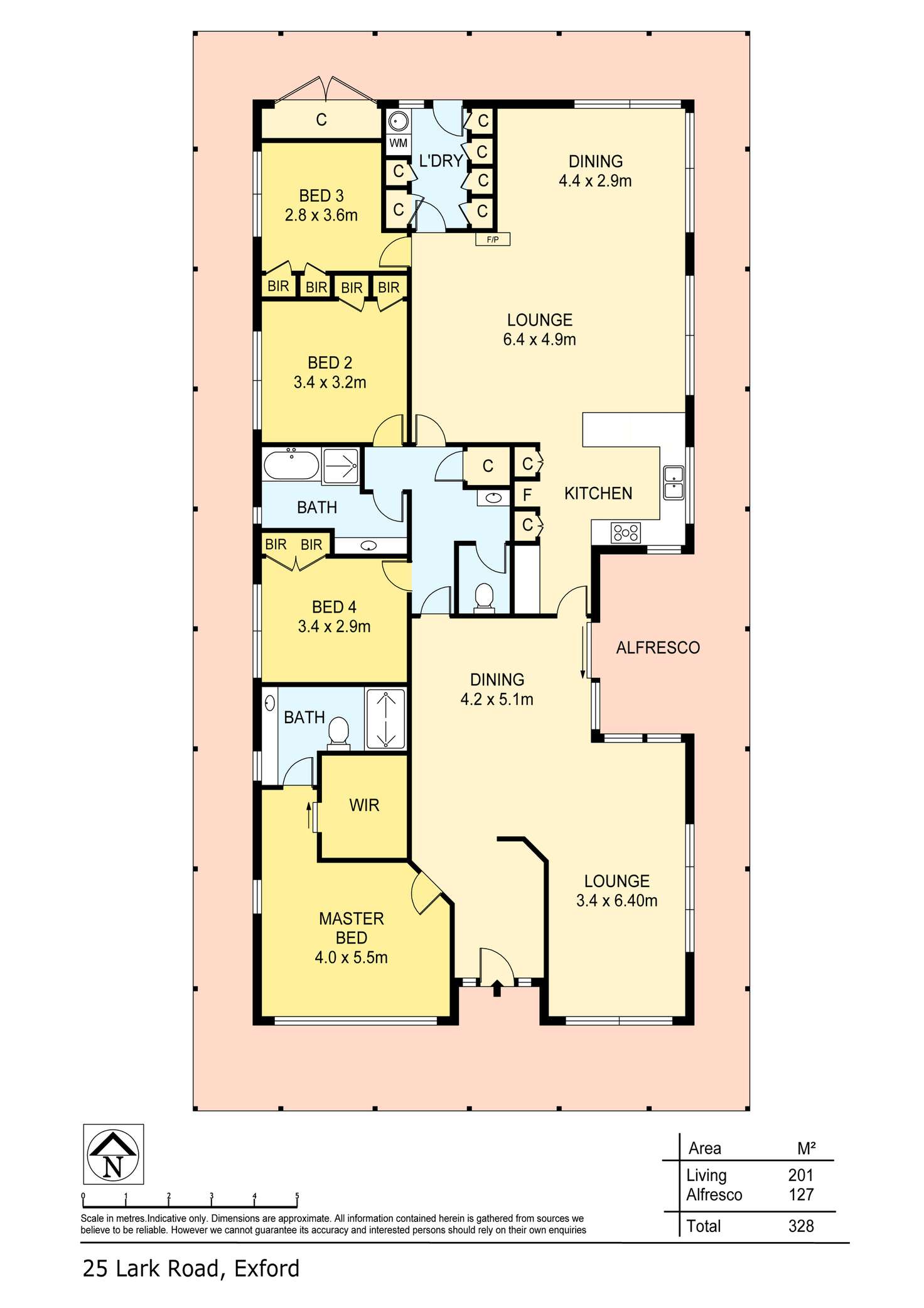 Floorplan of Homely acreageSemiRural listing, 25 Lark Rd, Exford VIC 3338