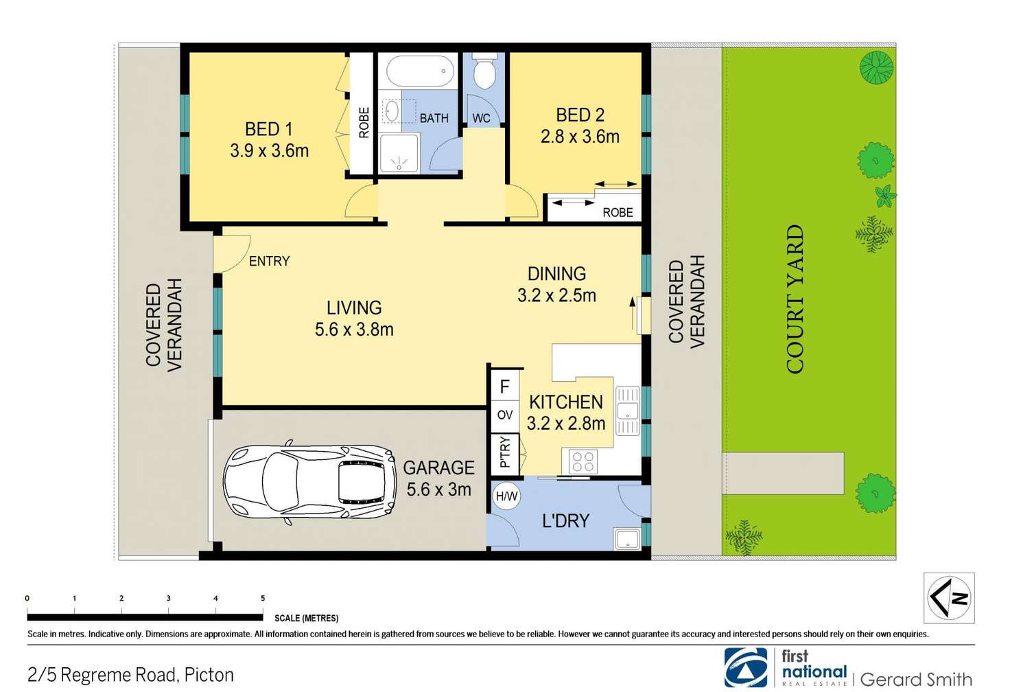 Floorplan of Homely villa listing, 2/5 Regreme Road, Picton NSW 2571