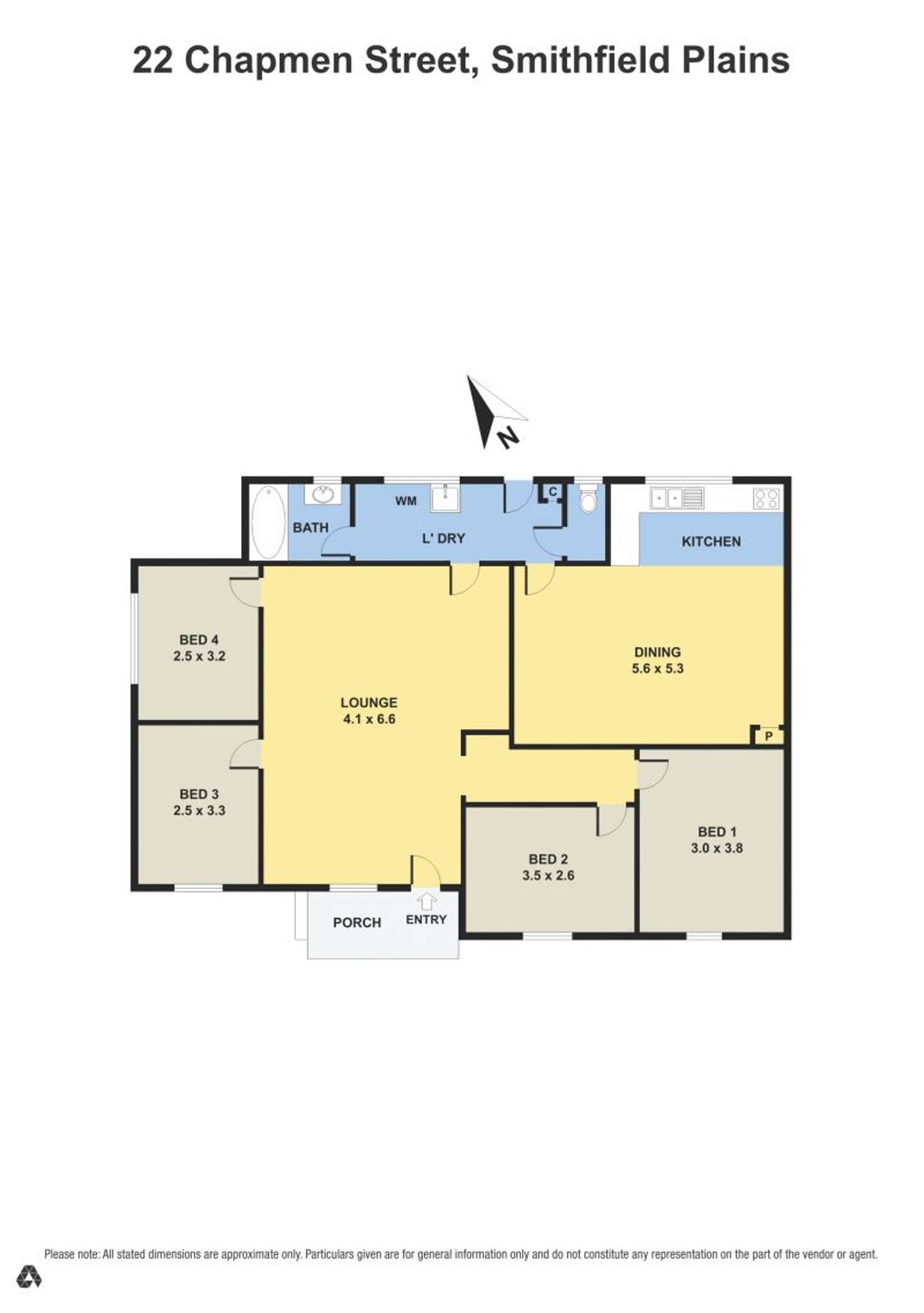 Floorplan of Homely house listing, 22 Chapman Road, Smithfield Plains SA 5114