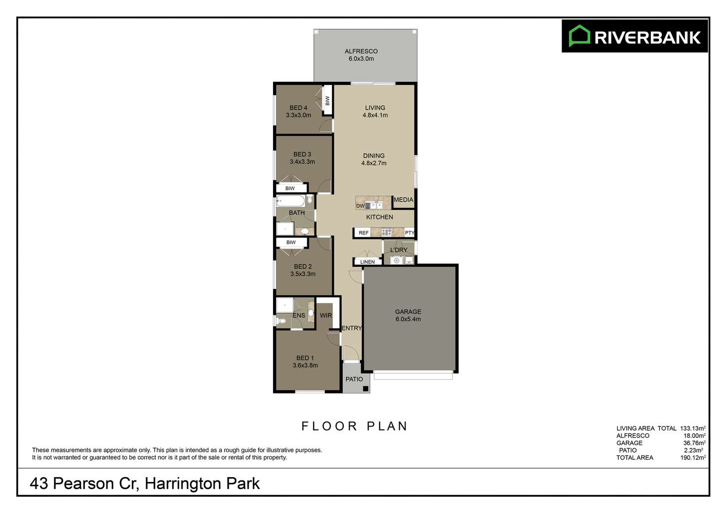 Floorplan of Homely house listing, 43 Pearson Crescent, Harrington Park NSW 2567