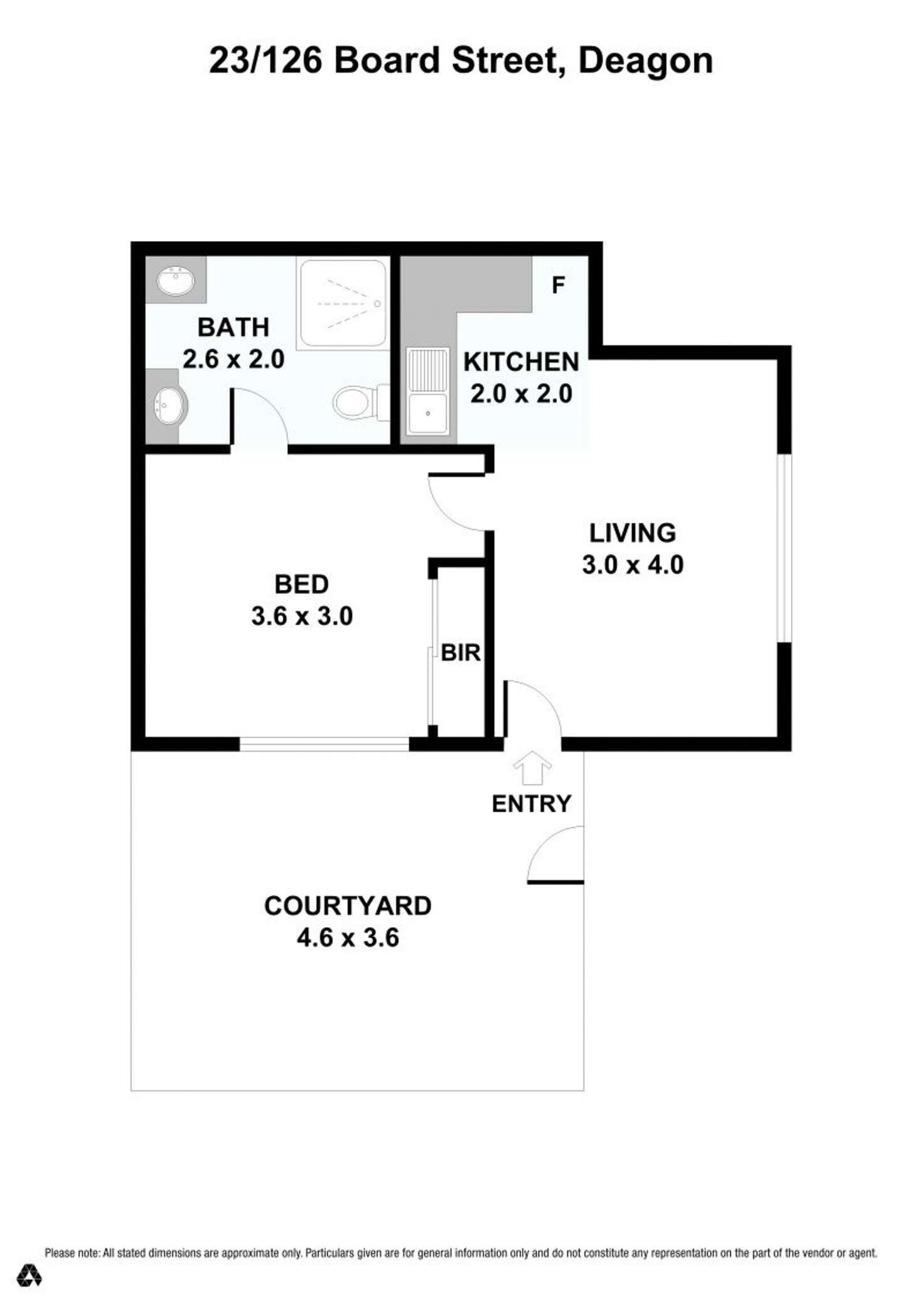 Floorplan of Homely unit listing, 23/126 Board Street, Deagon QLD 4017
