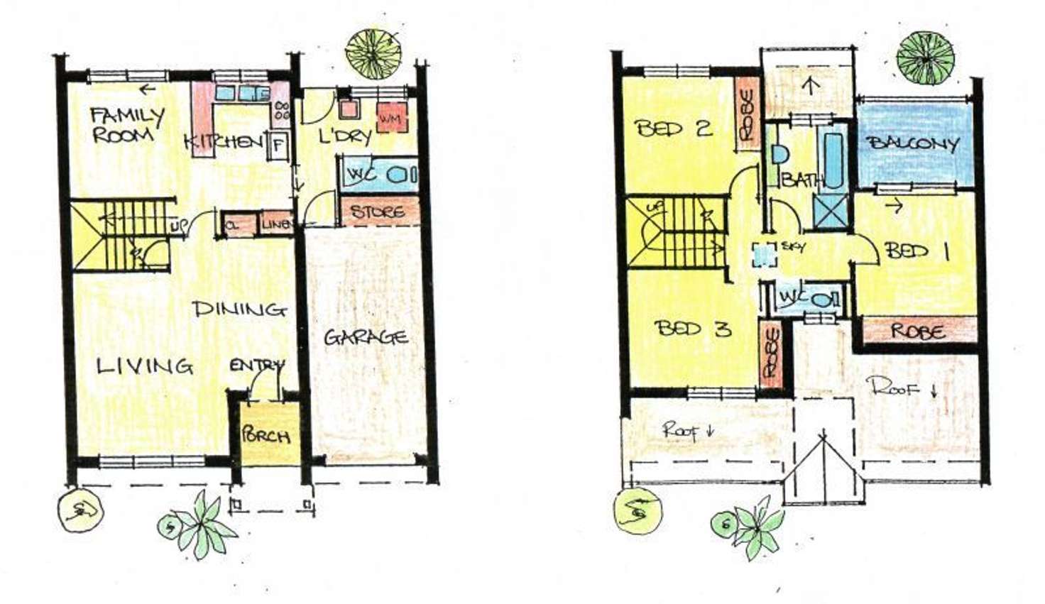 Floorplan of Homely townhouse listing, 2/31 Tenison-Woods Circuit, Bonython ACT 2905