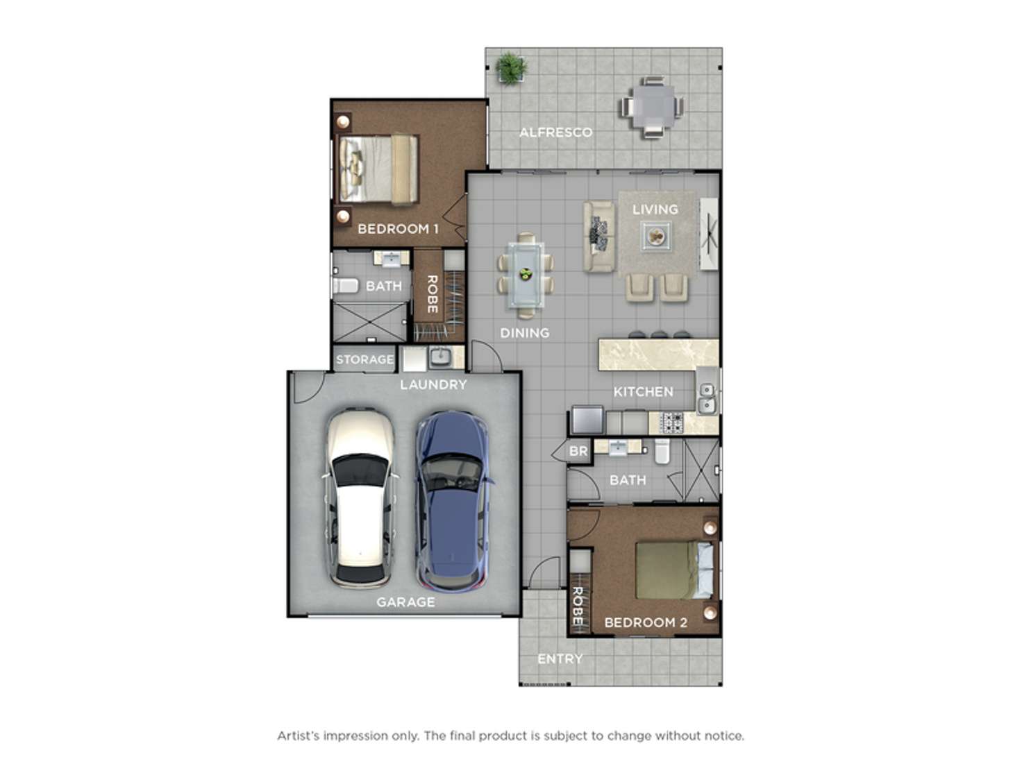 Floorplan of Homely retirement listing, 160/41 Radke Road, Bethania QLD 4205
