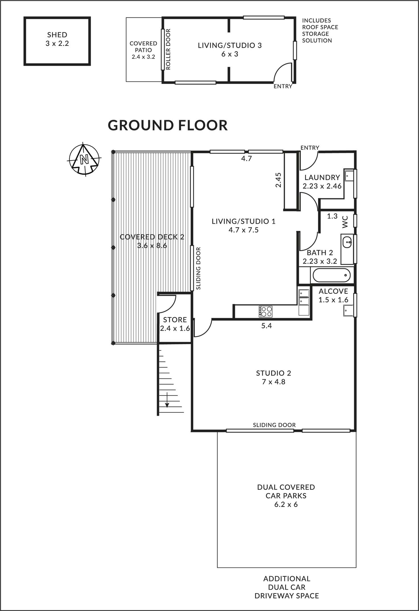 Floorplan of Homely house listing, 7 Ambrose St, Brighton QLD 4017