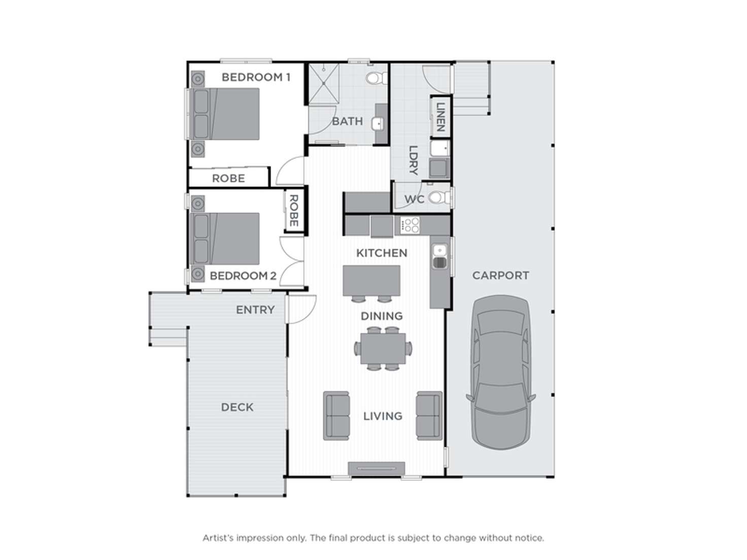 Floorplan of Homely retirement listing, 89/1 Norman Street, Lake Conjola NSW 2539
