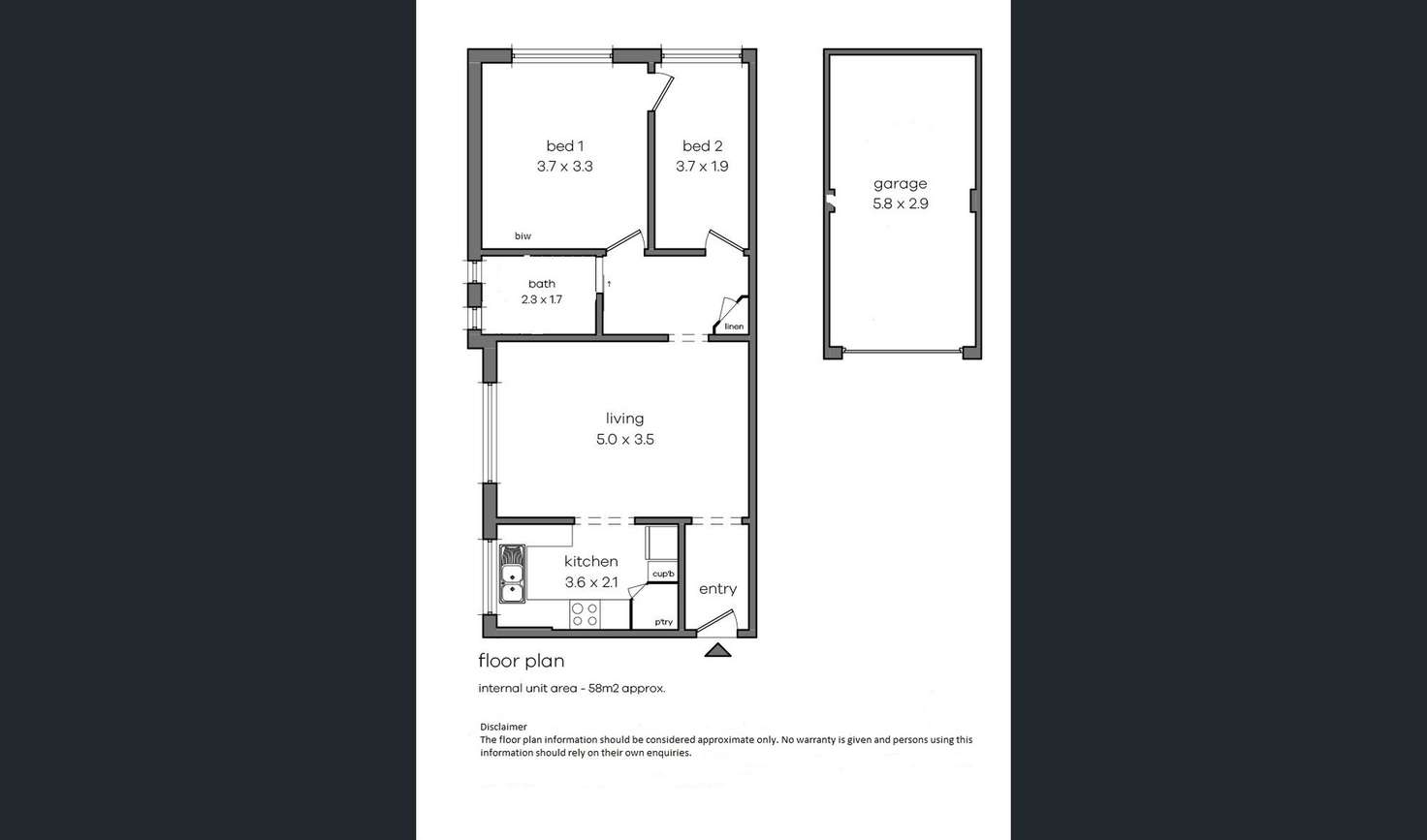 Floorplan of Homely apartment listing, 8/119 Parramatta Road, Haberfield NSW 2045