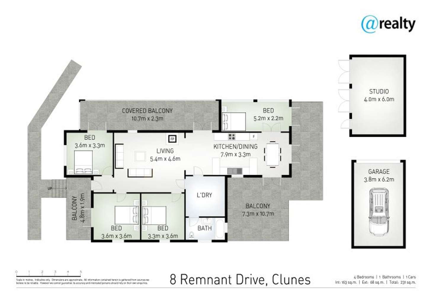 Floorplan of Homely house listing, 8 Remnant Drive, Clunes NSW 2480