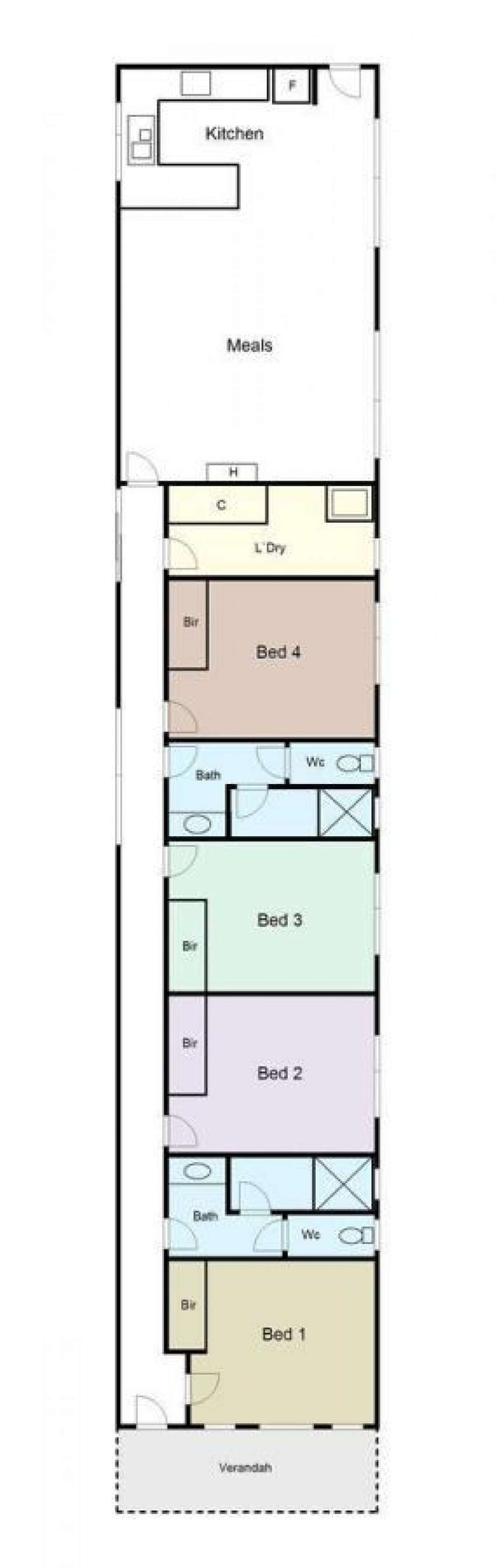 Floorplan of Homely house listing, No. 17 Recreation Road, Mount Clear VIC 3350