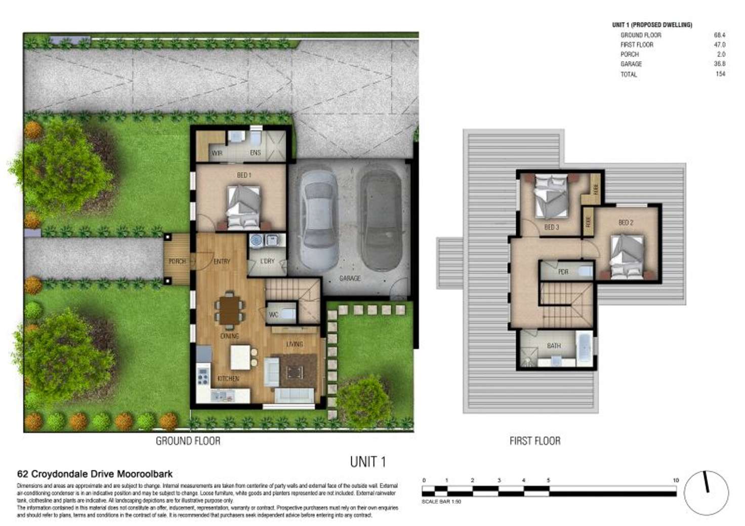 Floorplan of Homely townhouse listing, 1/62 Croydondale Drive, Mooroolbark VIC 3138