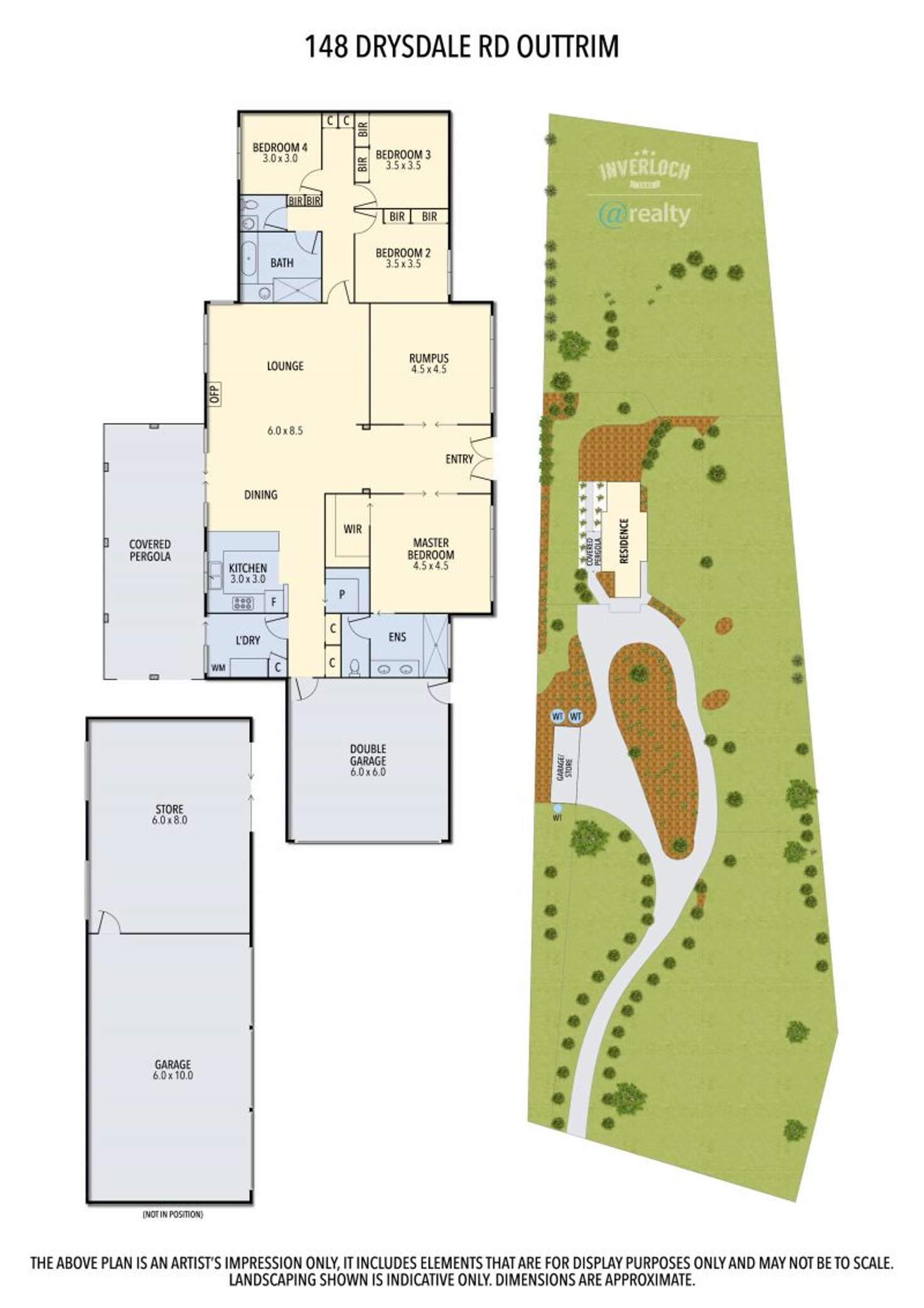 Floorplan of Homely house listing, 148 Drysdales Road, Outtrim VIC 3951