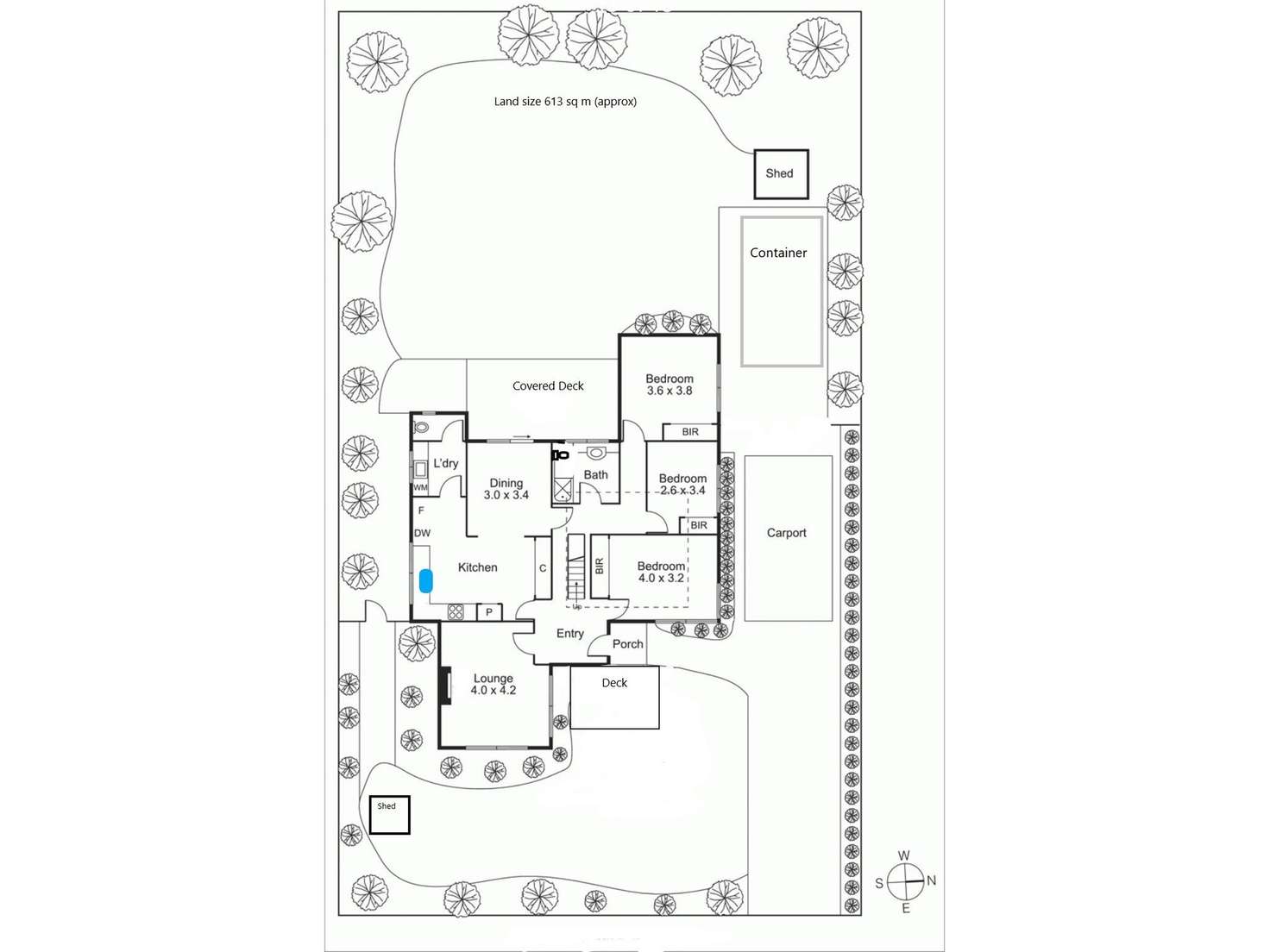 Floorplan of Homely house listing, 57 Rowans Road, Highett VIC 3190