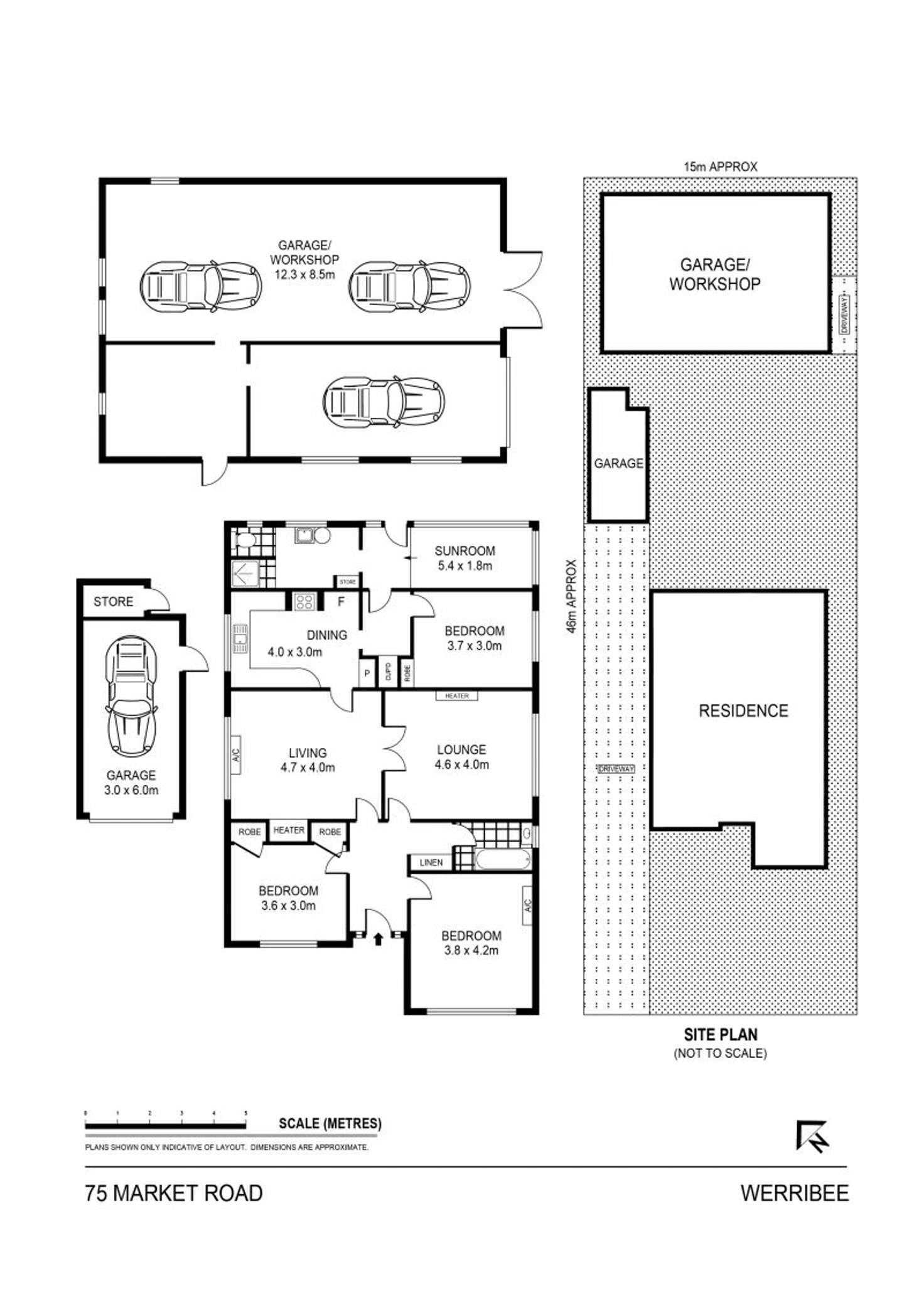 Floorplan of Homely house listing, 75 Market Road, Werribee VIC 3030