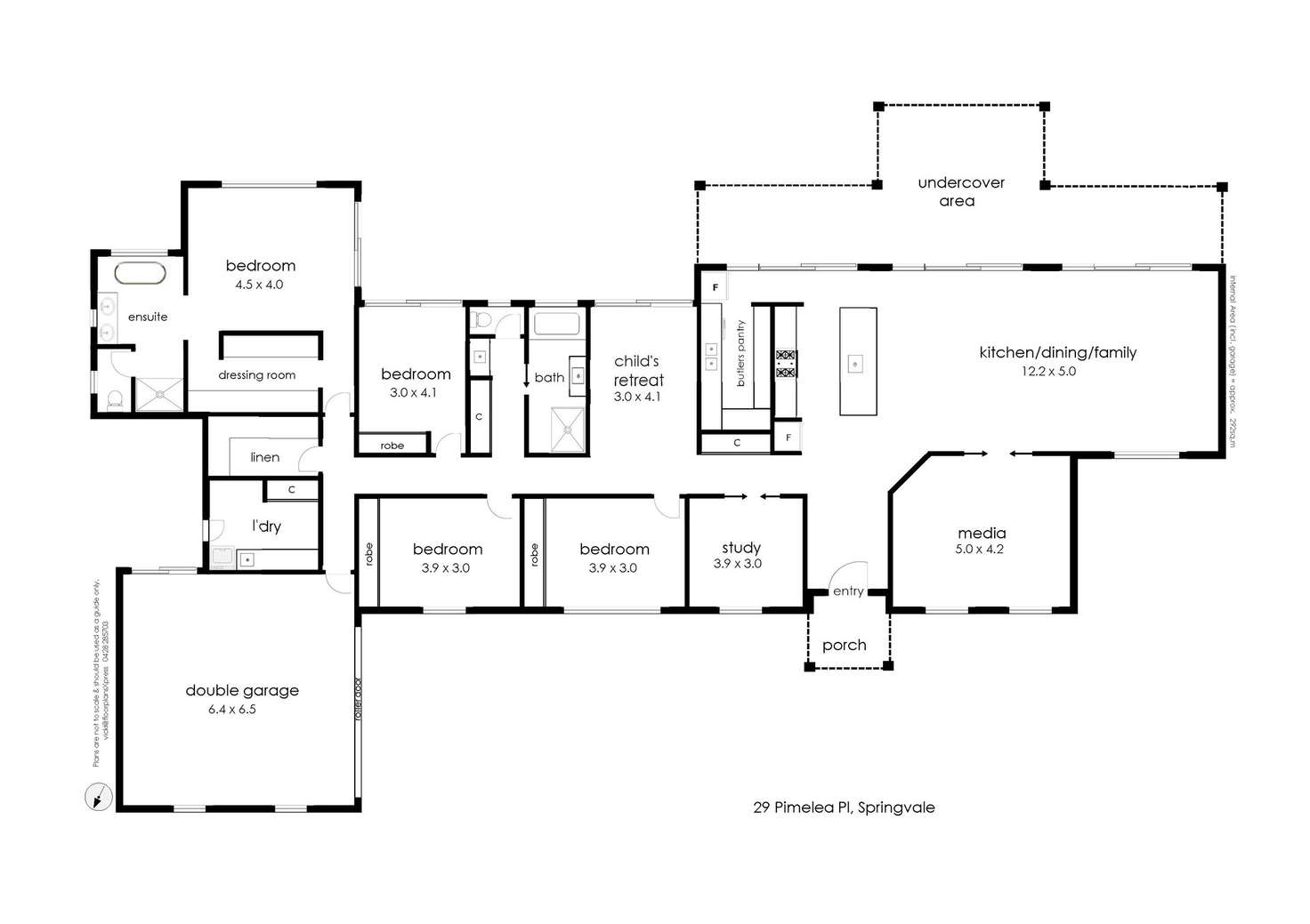 Floorplan of Homely house listing, 29 Pimelea Place, Wagga Wagga NSW 2650