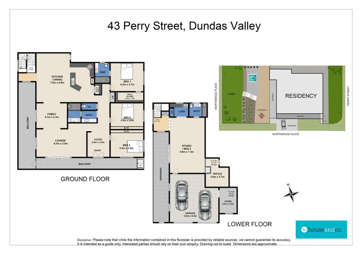 Floorplan of Homely house listing, B/43 Perry Street, Dundas Valley NSW 2117