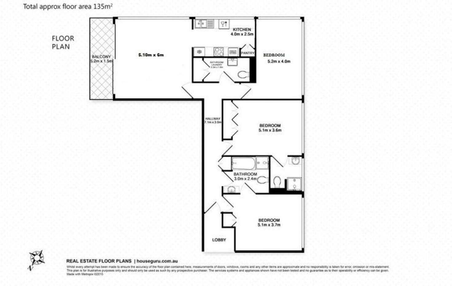 Floorplan of Homely apartment listing, 12D/2 Riverview Parade, Surfers Paradise QLD 4217