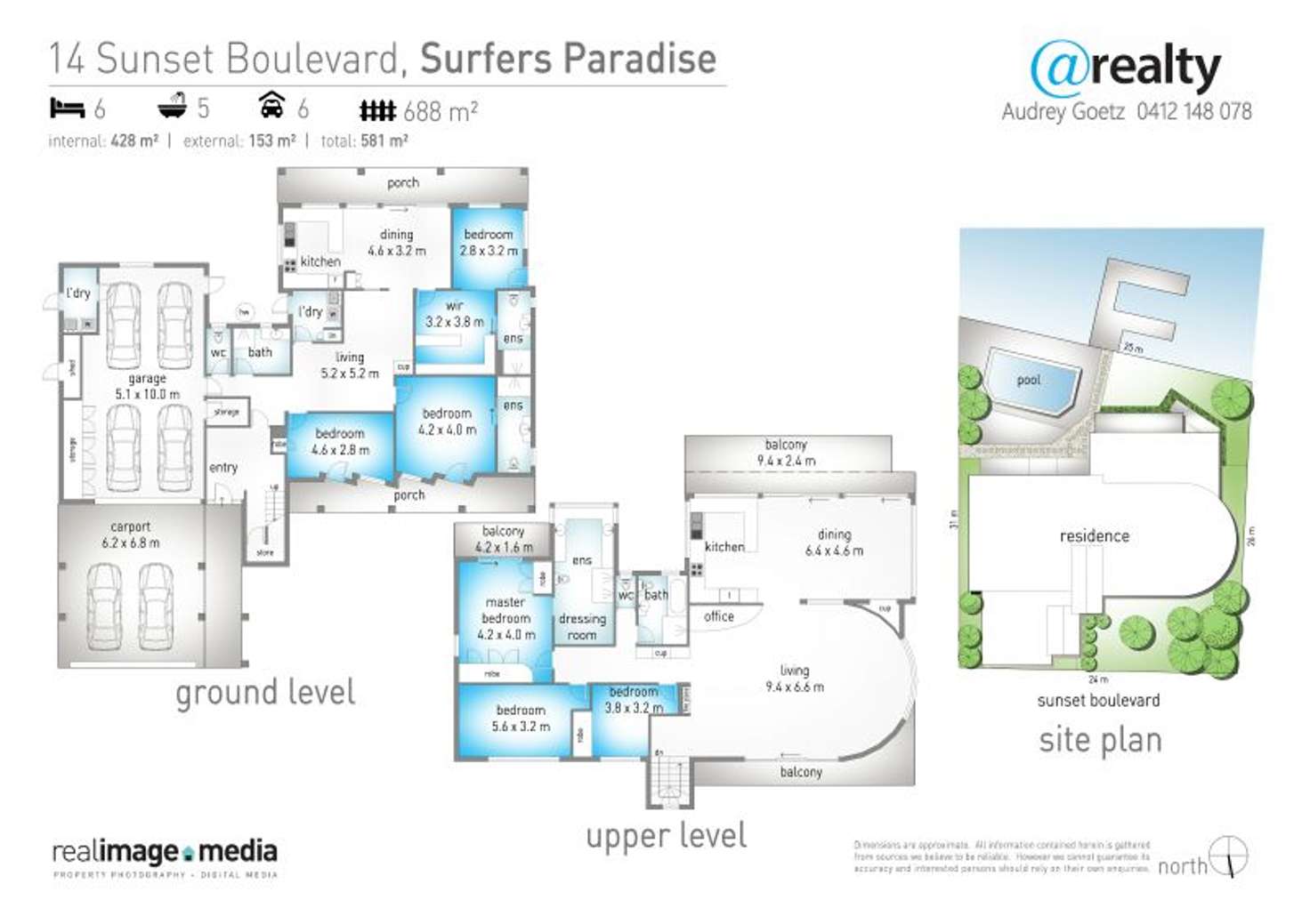 Floorplan of Homely house listing, 14 Sunset Boulevard, Surfers Paradise QLD 4217