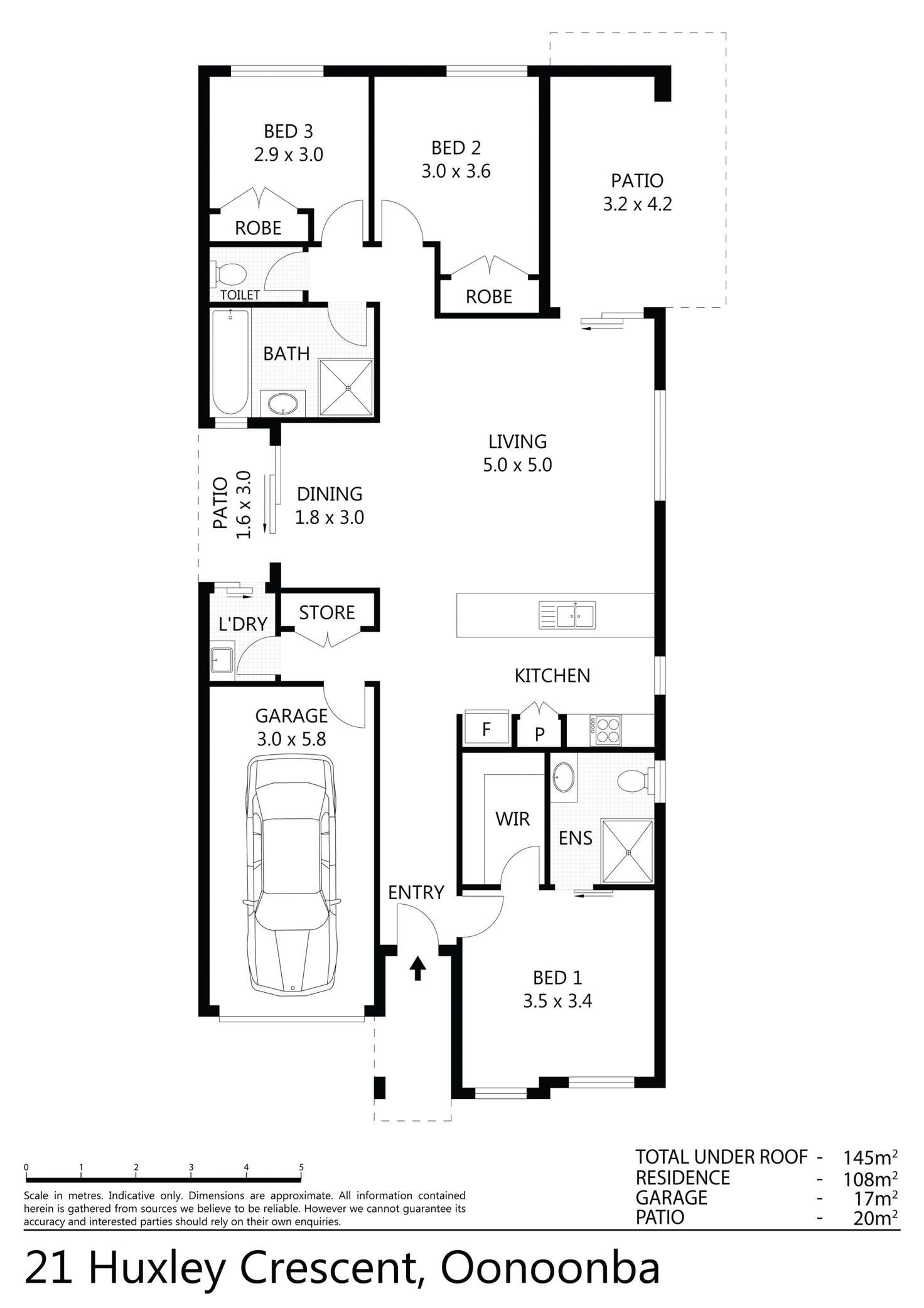 Floorplan of Homely house listing, 21 Huxley Crescent, Oonoonba QLD 4811