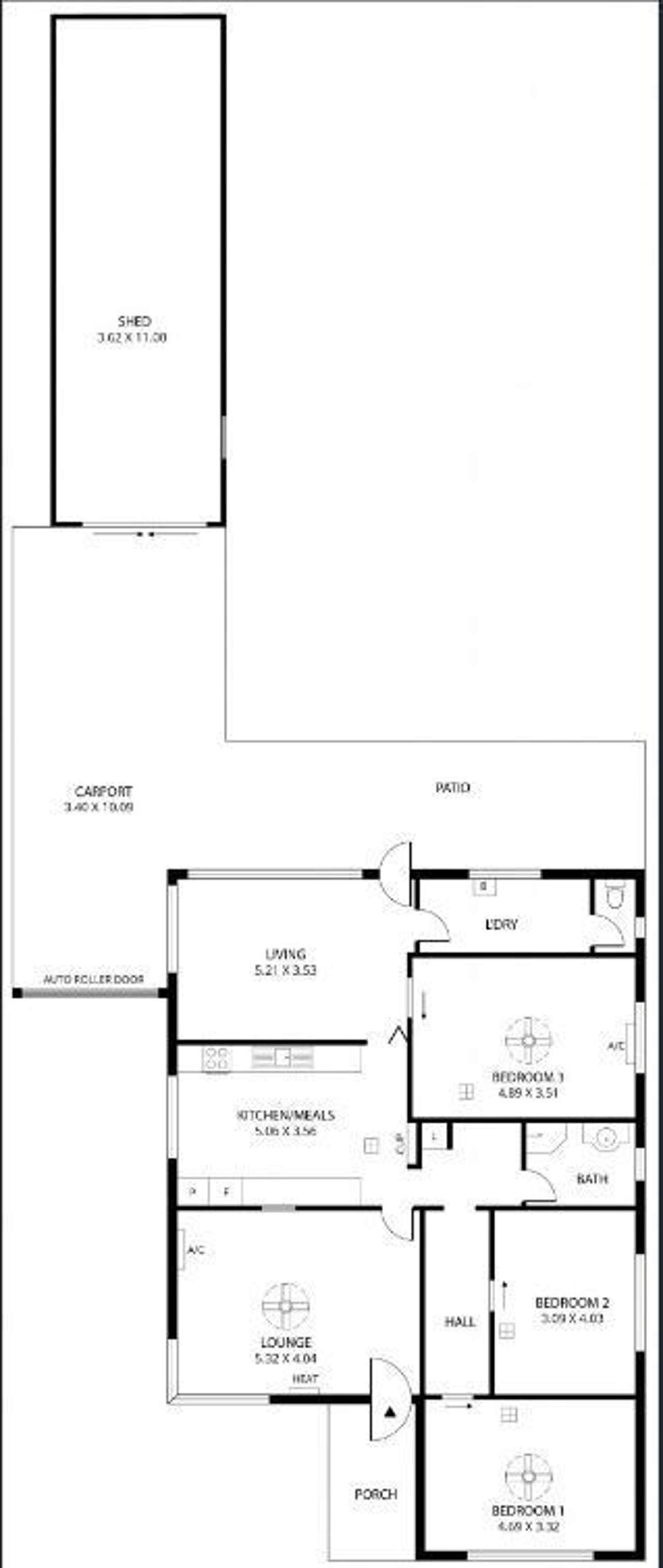 Floorplan of Homely house listing, 7 Austin Street, Croydon Park SA 5008