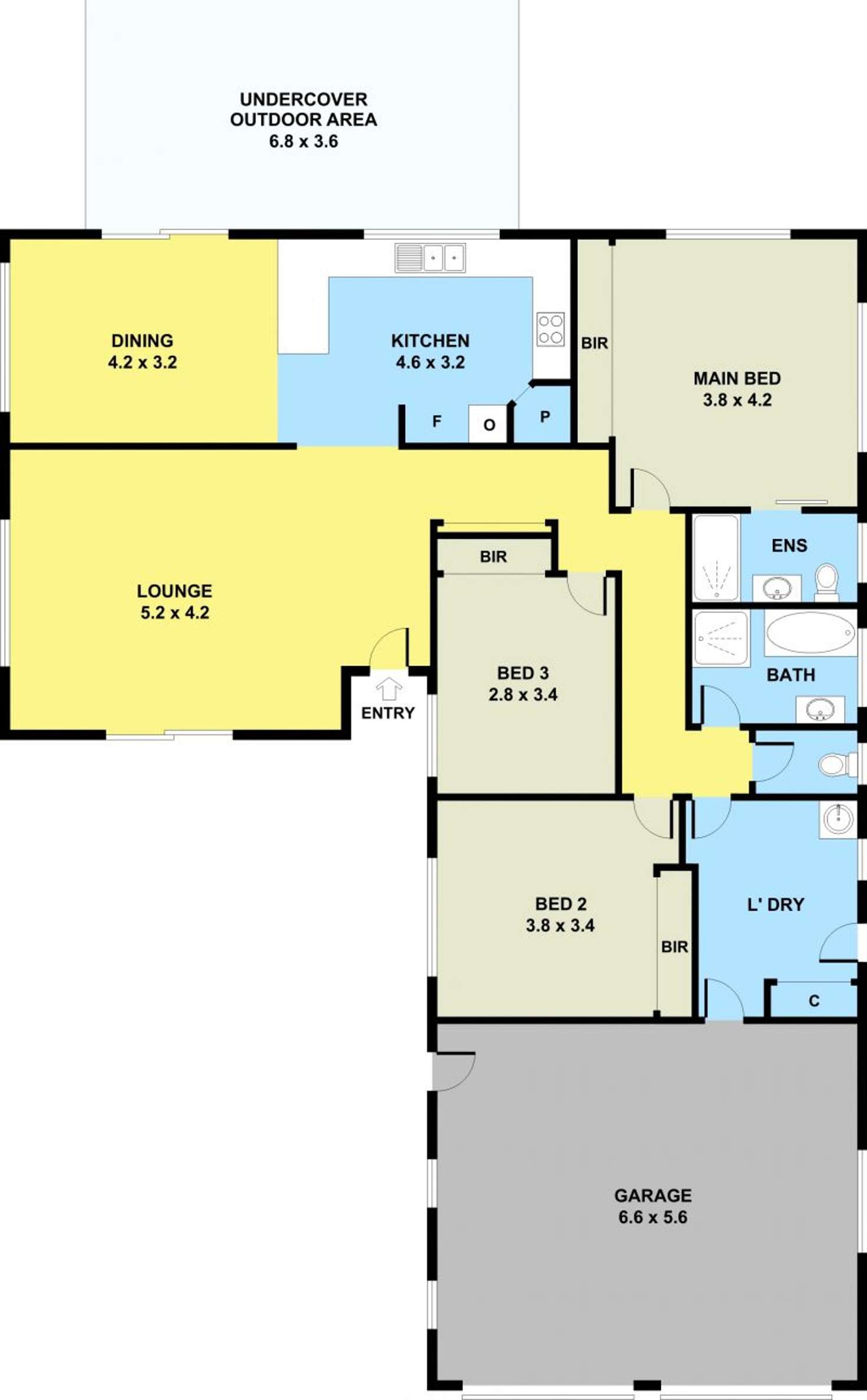 Floorplan of Homely house listing, 68 Parkes Drive, Helensvale QLD 4212