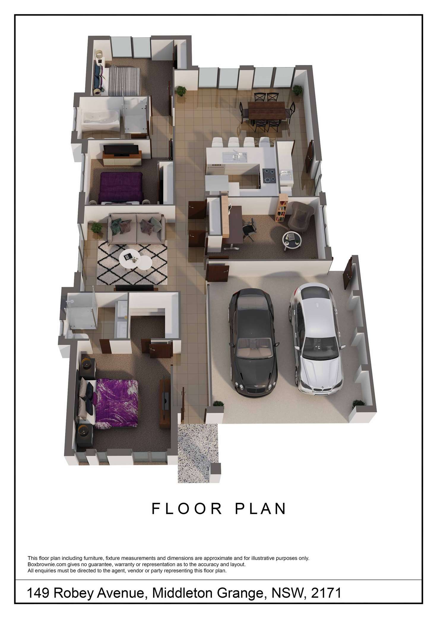 Floorplan of Homely house listing, 149 Robey Avenue, Middleton Grange NSW 2171