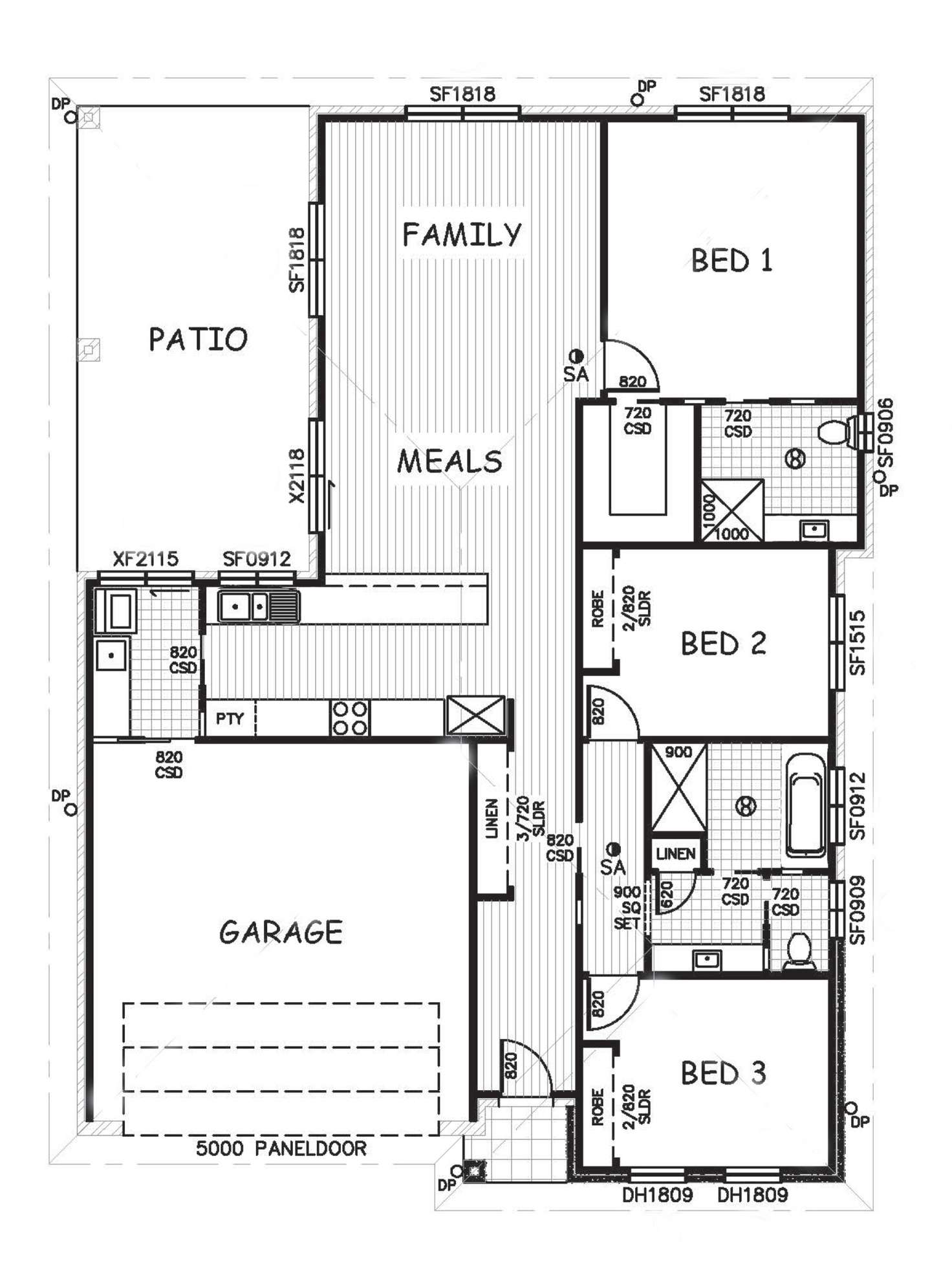 Floorplan of Homely house listing, 58 Hindmarsh Esplanade, Dubbo NSW 2830