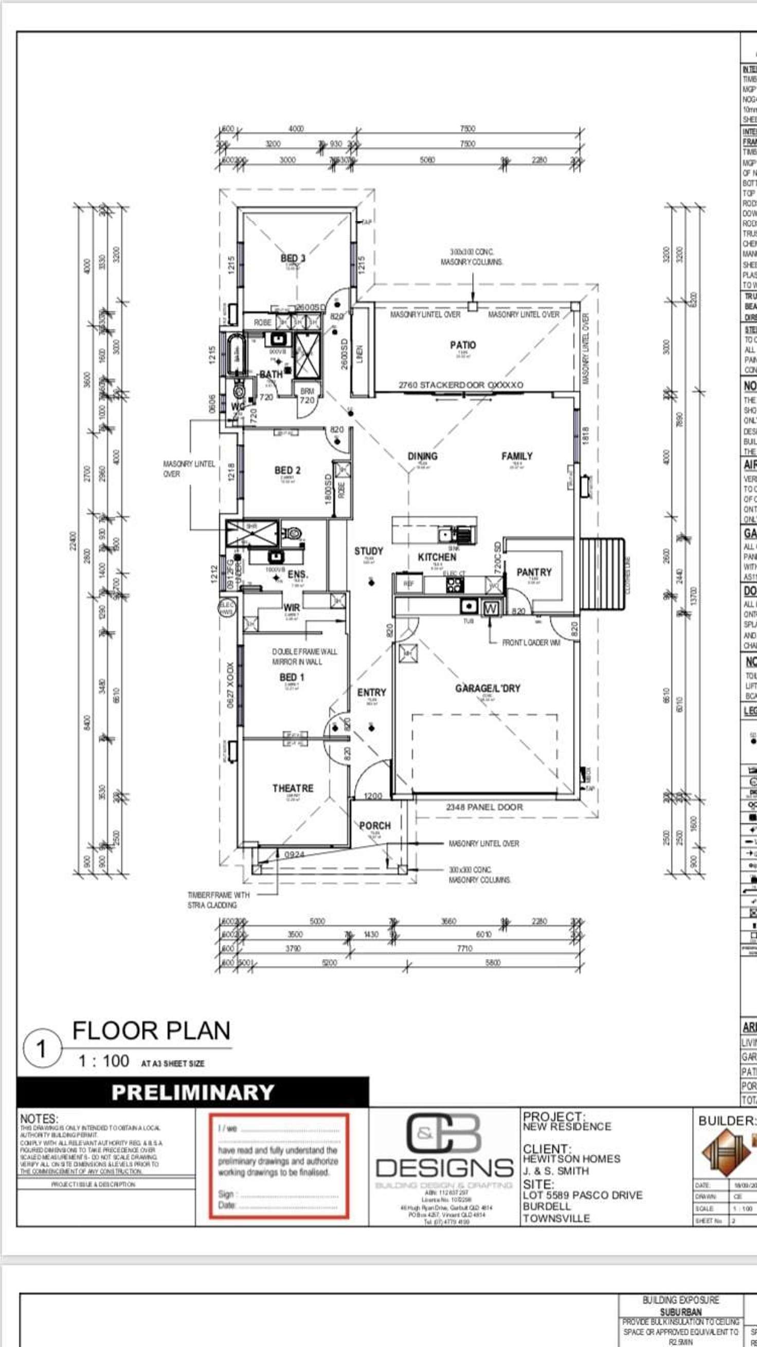 Floorplan of Homely house listing, 8 Pasco Drive, Burdell QLD 4818