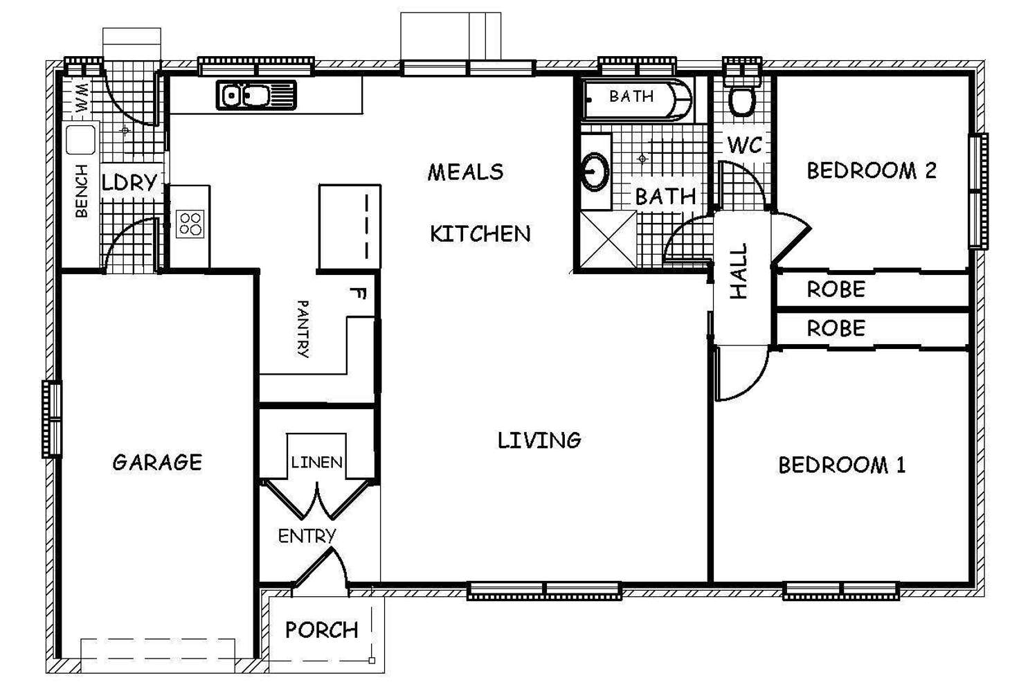 Floorplan of Homely villa listing, 3/26 Quandong Place, Forest Hill NSW 2651