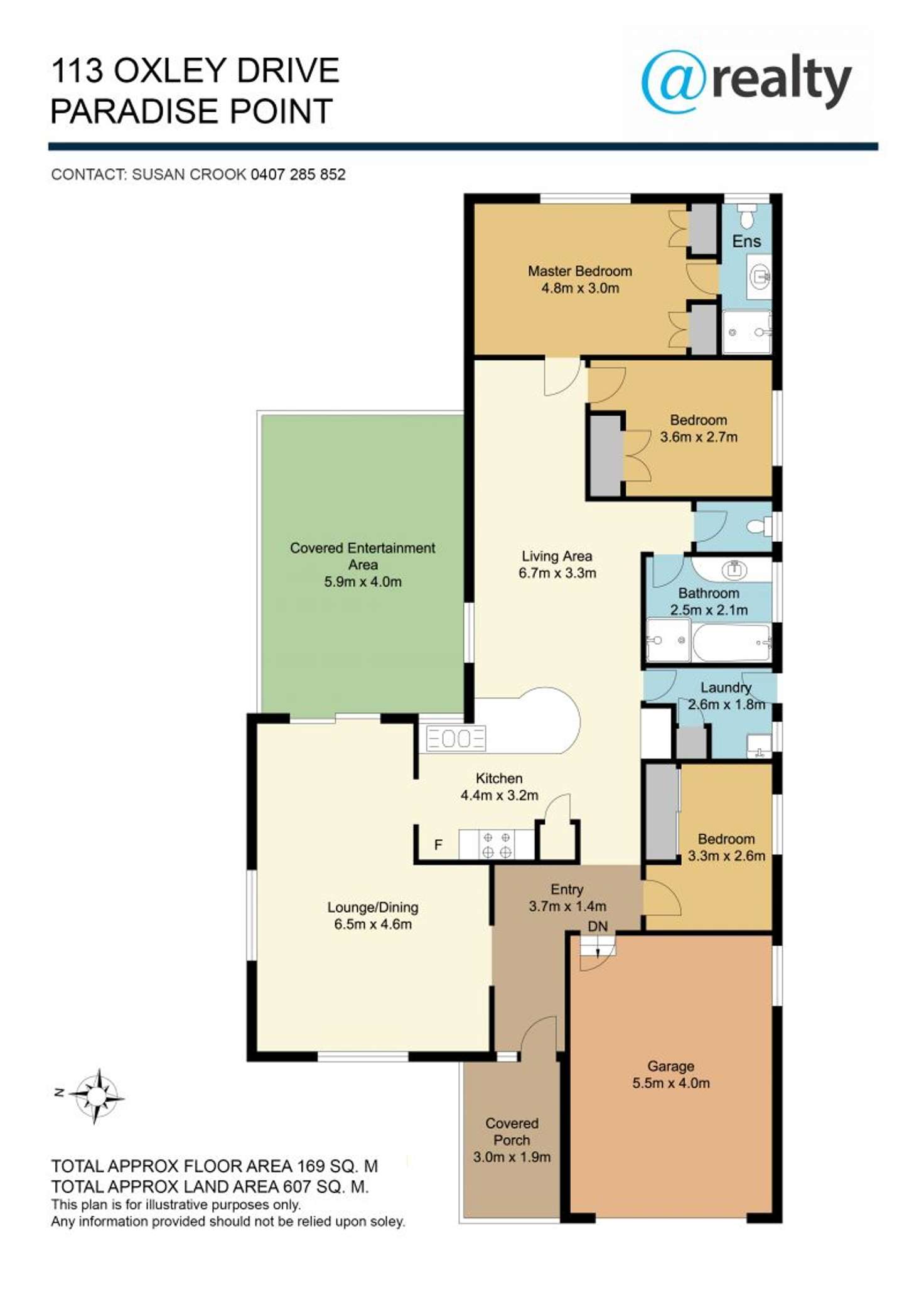 Floorplan of Homely house listing, 113 Oxley Drive, Paradise Point QLD 4216
