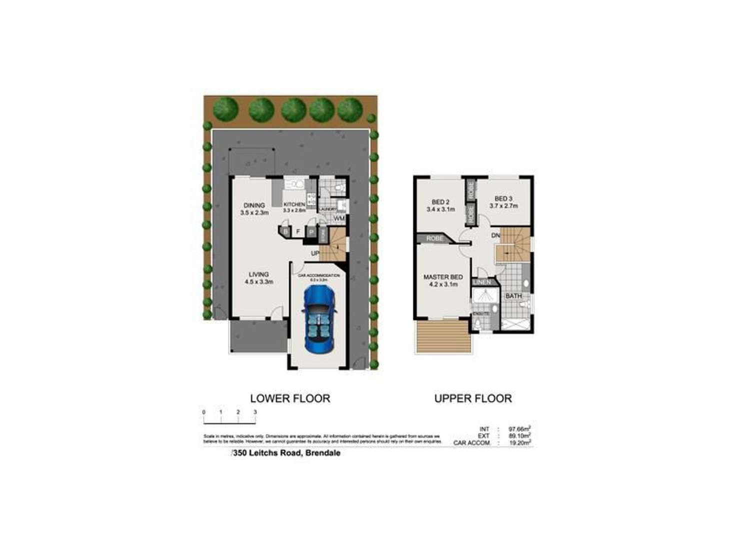Floorplan of Homely townhouse listing, 83/350 Leitchs Road, Brendale QLD 4500