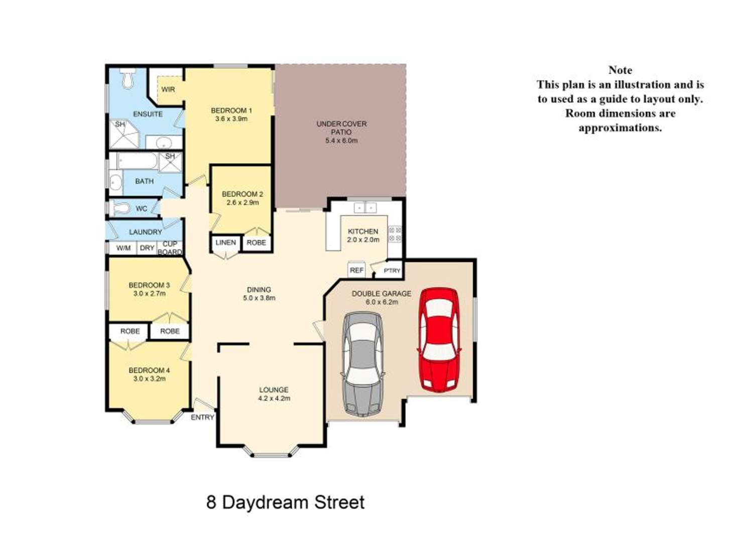 Floorplan of Homely house listing, 8 Daydream Street, Redland Bay QLD 4165