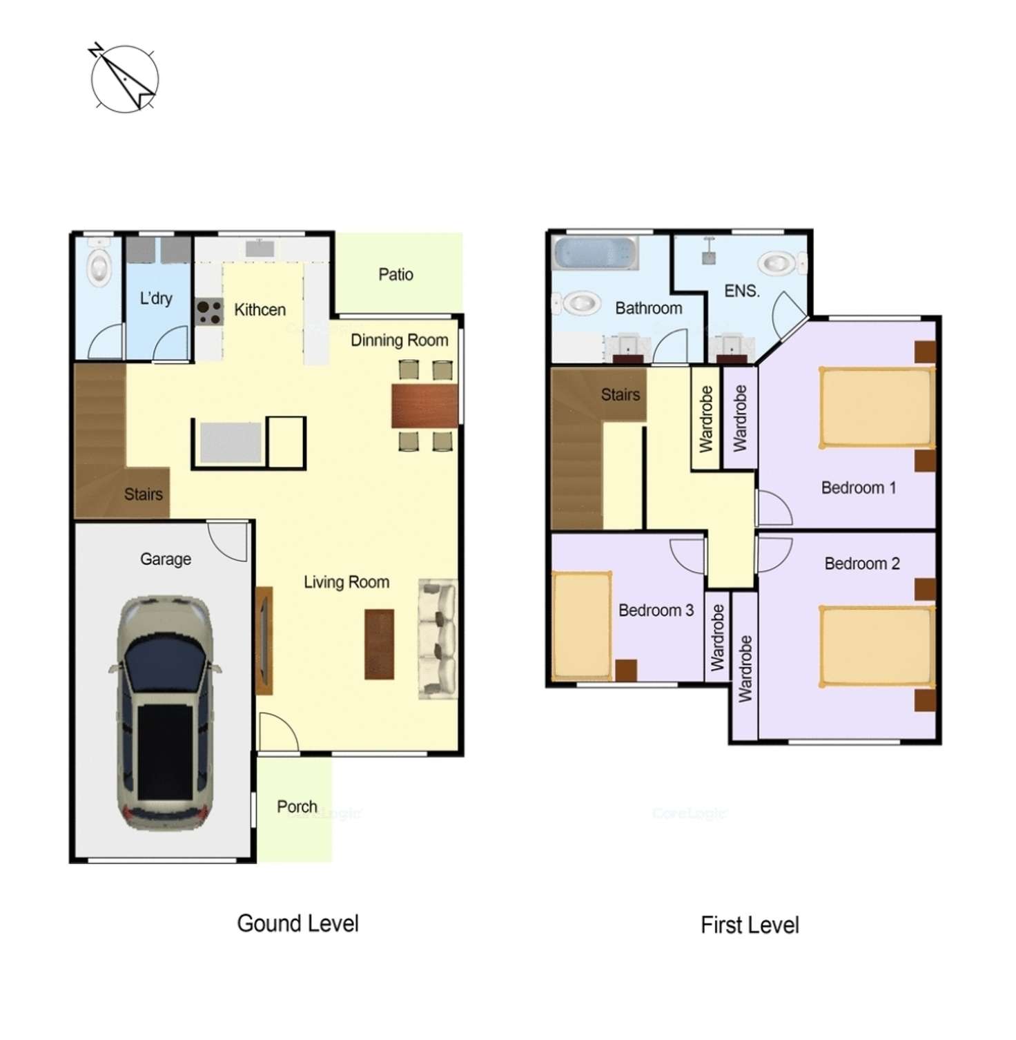 Floorplan of Homely townhouse listing, 26 Buckingham Place, Eight Mile Plains QLD 4113