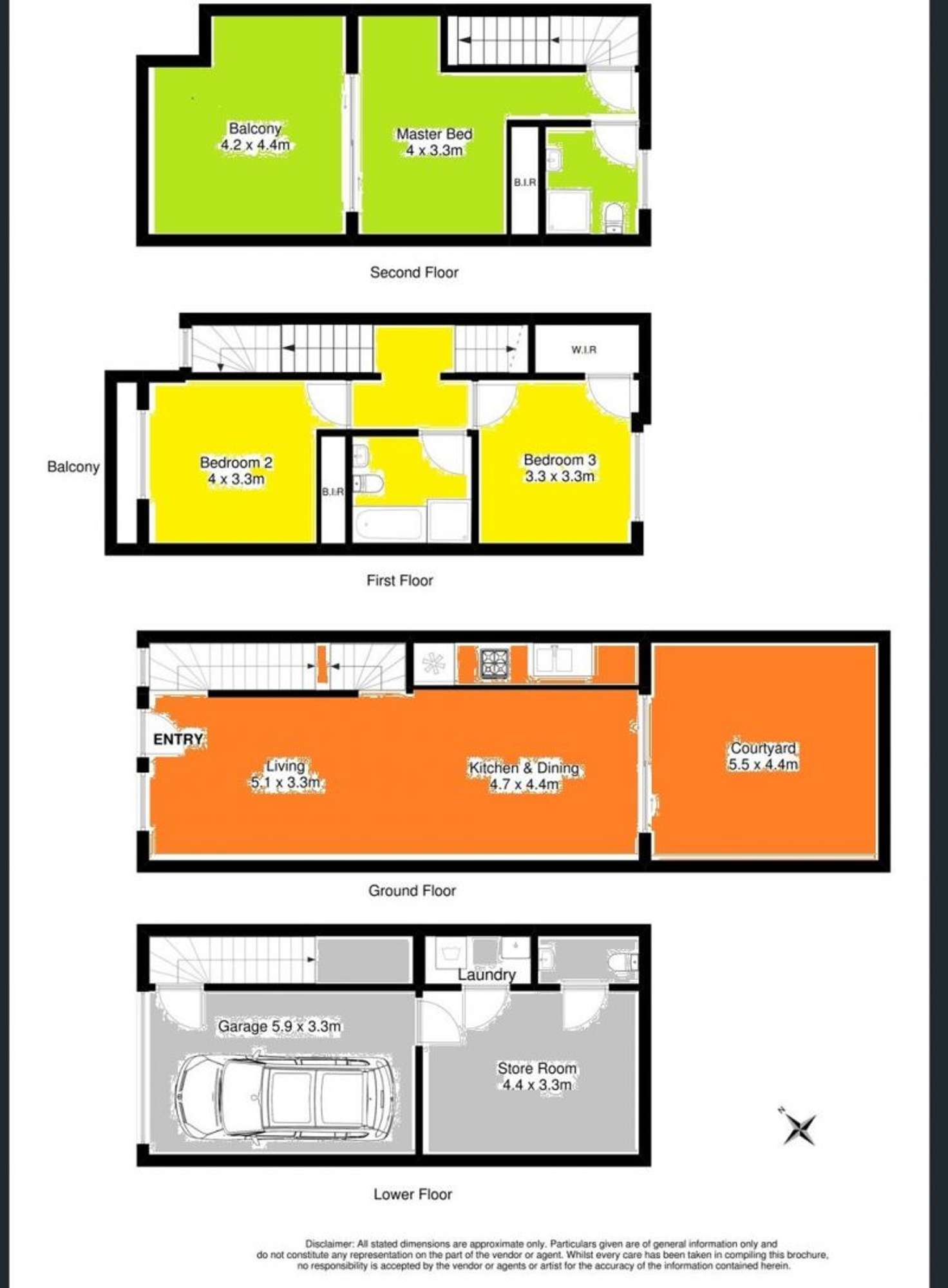 Floorplan of Homely townhouse listing, 12/53-57 West Street, Hurstville NSW 2220