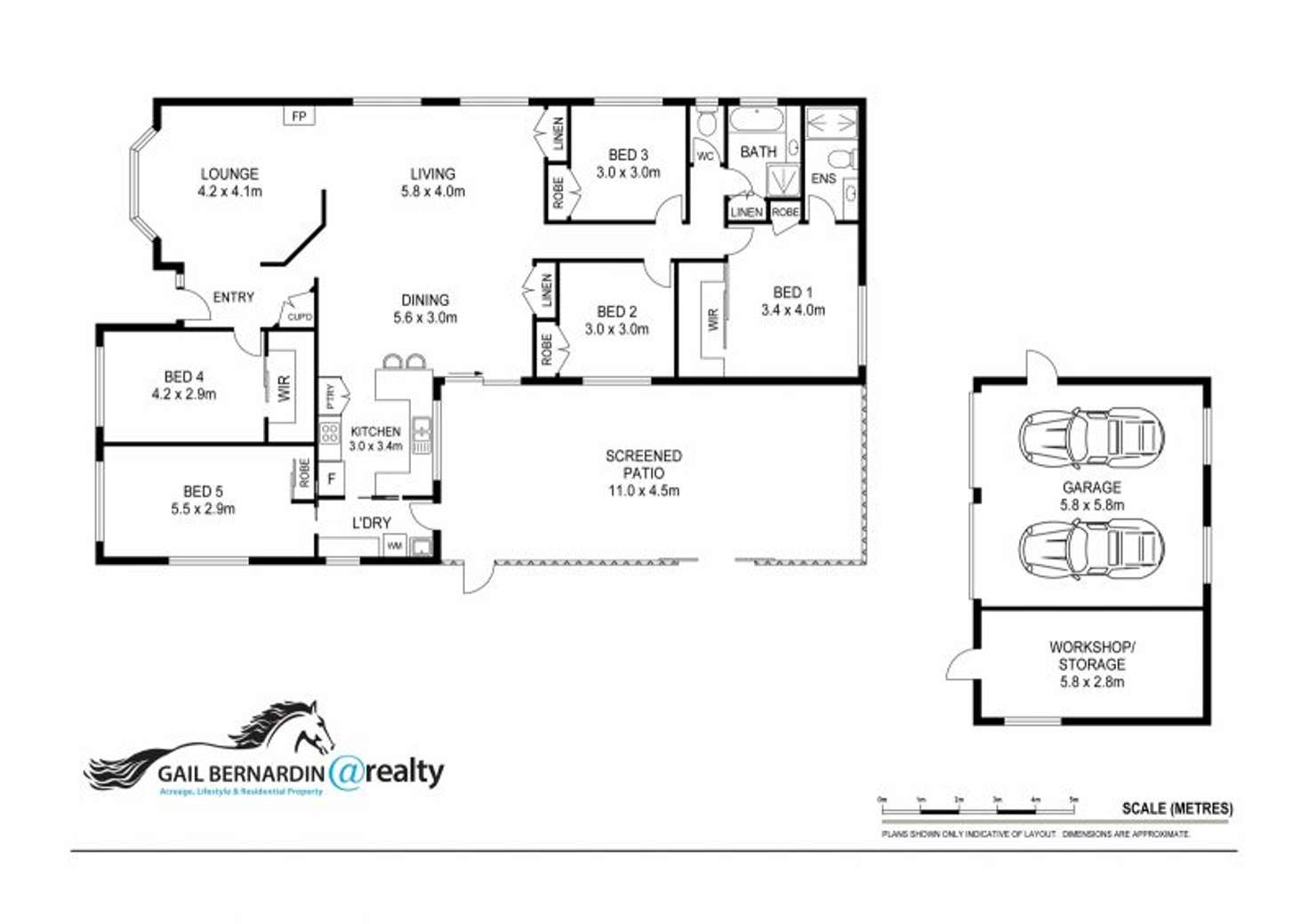 Floorplan of Homely acreageSemiRural listing, 79 Wattlebird Drive, Elimbah QLD 4516