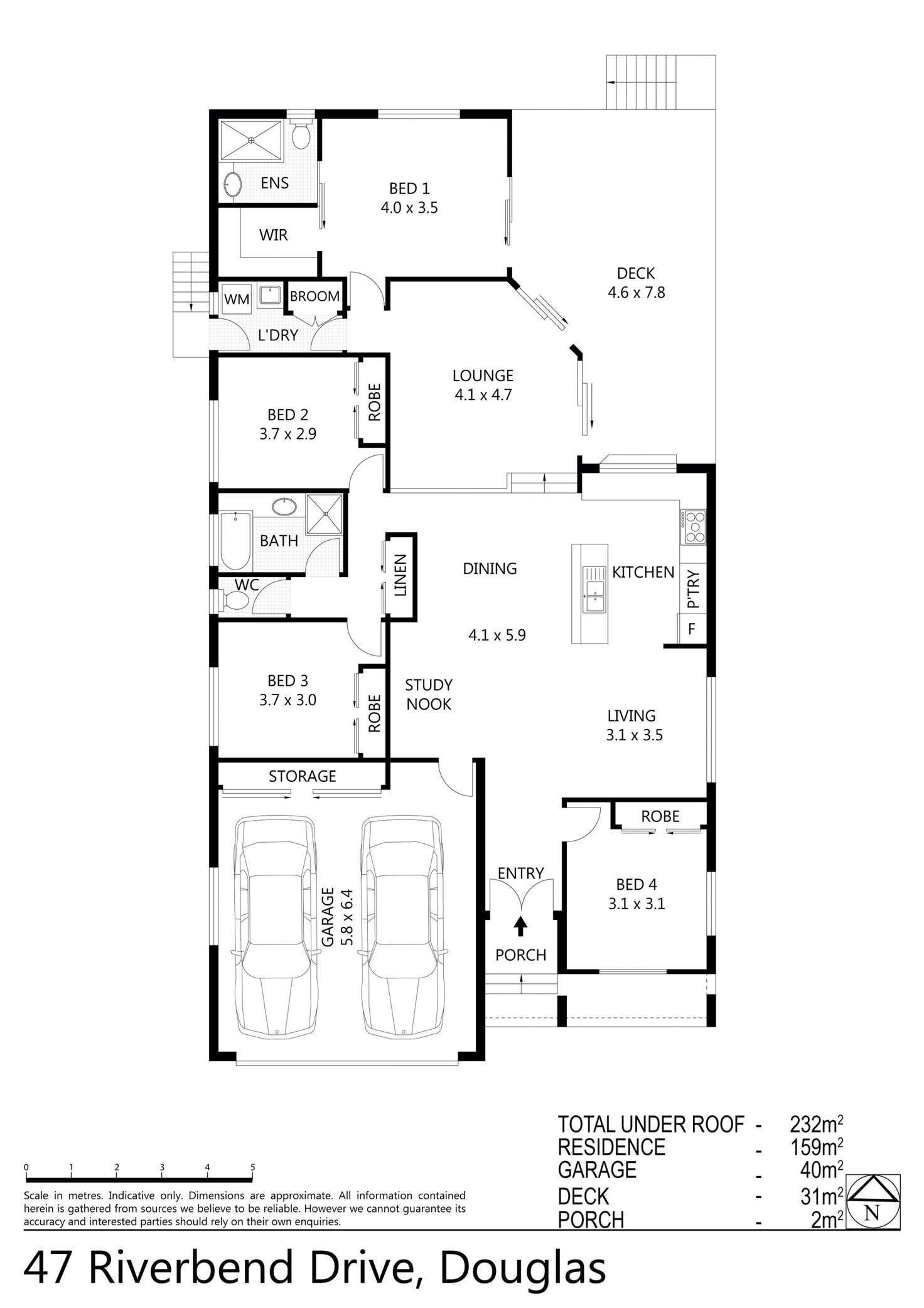 Floorplan of Homely house listing, 47 Riverbend Drive, Douglas QLD 4814