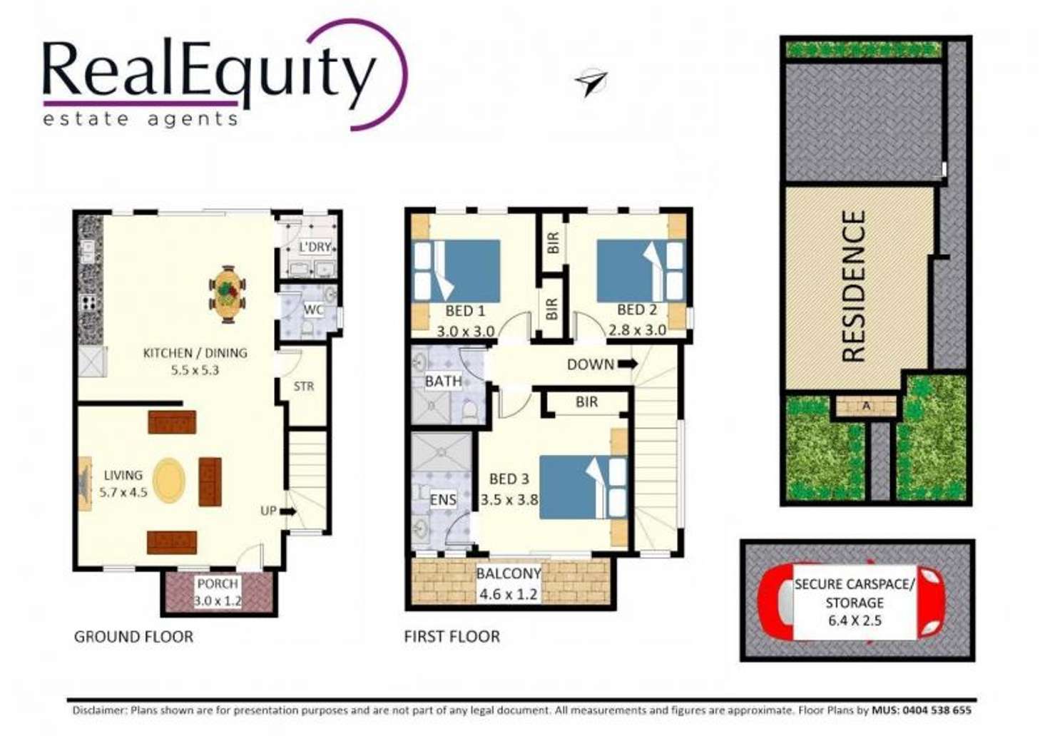 Floorplan of Homely townhouse listing, 2/66-70 Ikara Crescent, Moorebank NSW 2170
