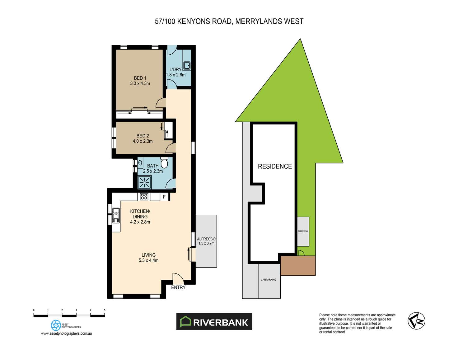 Floorplan of Homely villa listing, 57/100 Kenyons Road, Merrylands NSW 2160