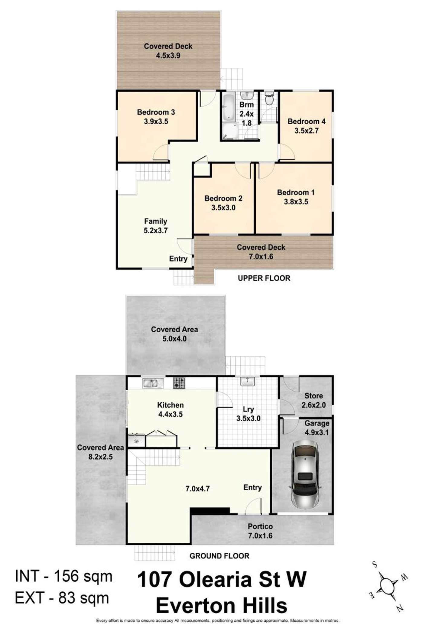 Floorplan of Homely house listing, 107 Olearia Street West, Everton Hills QLD 4053