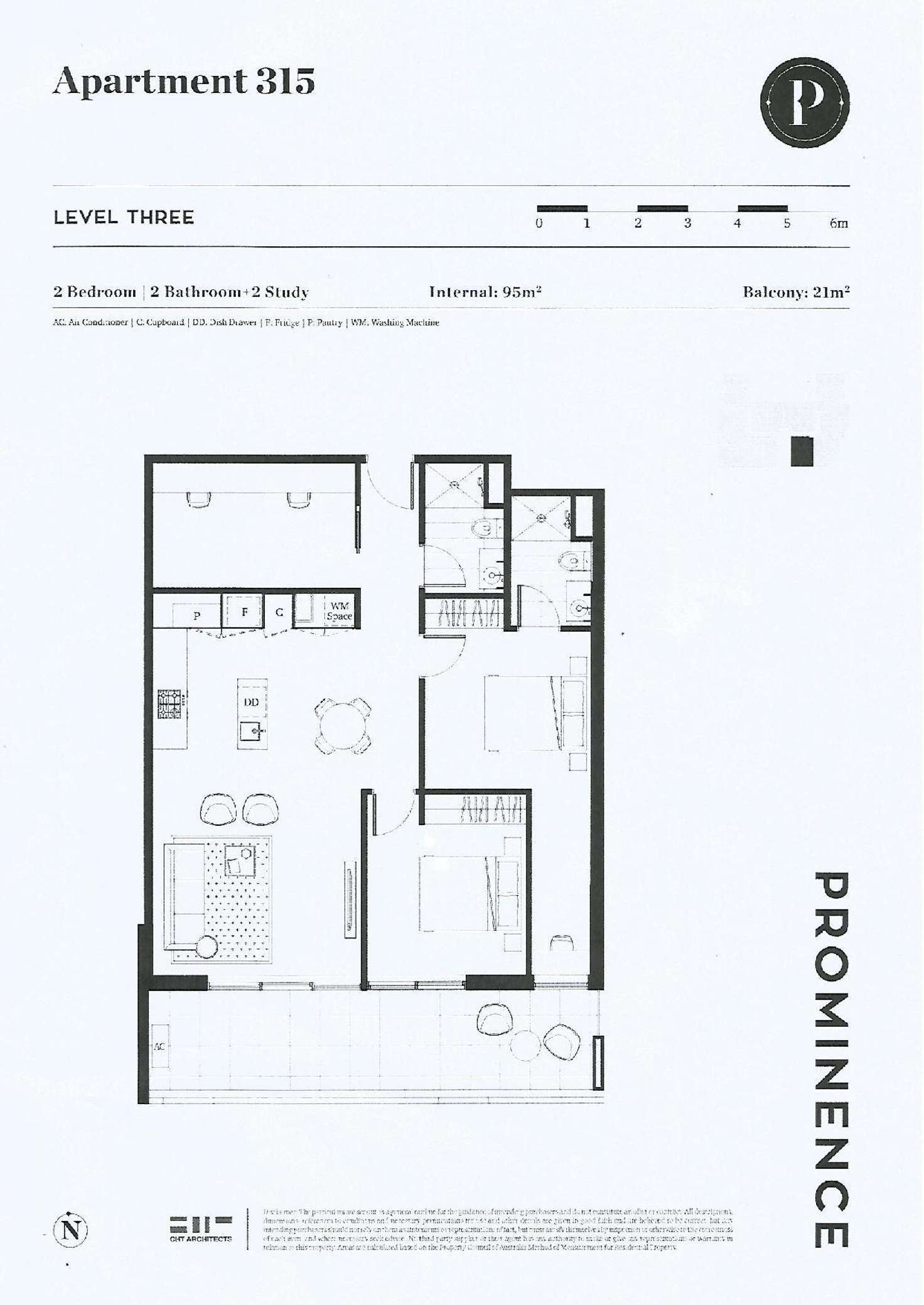 Floorplan of Homely apartment listing, 315/1 Red Hill Terrace, Doncaster East VIC 3109
