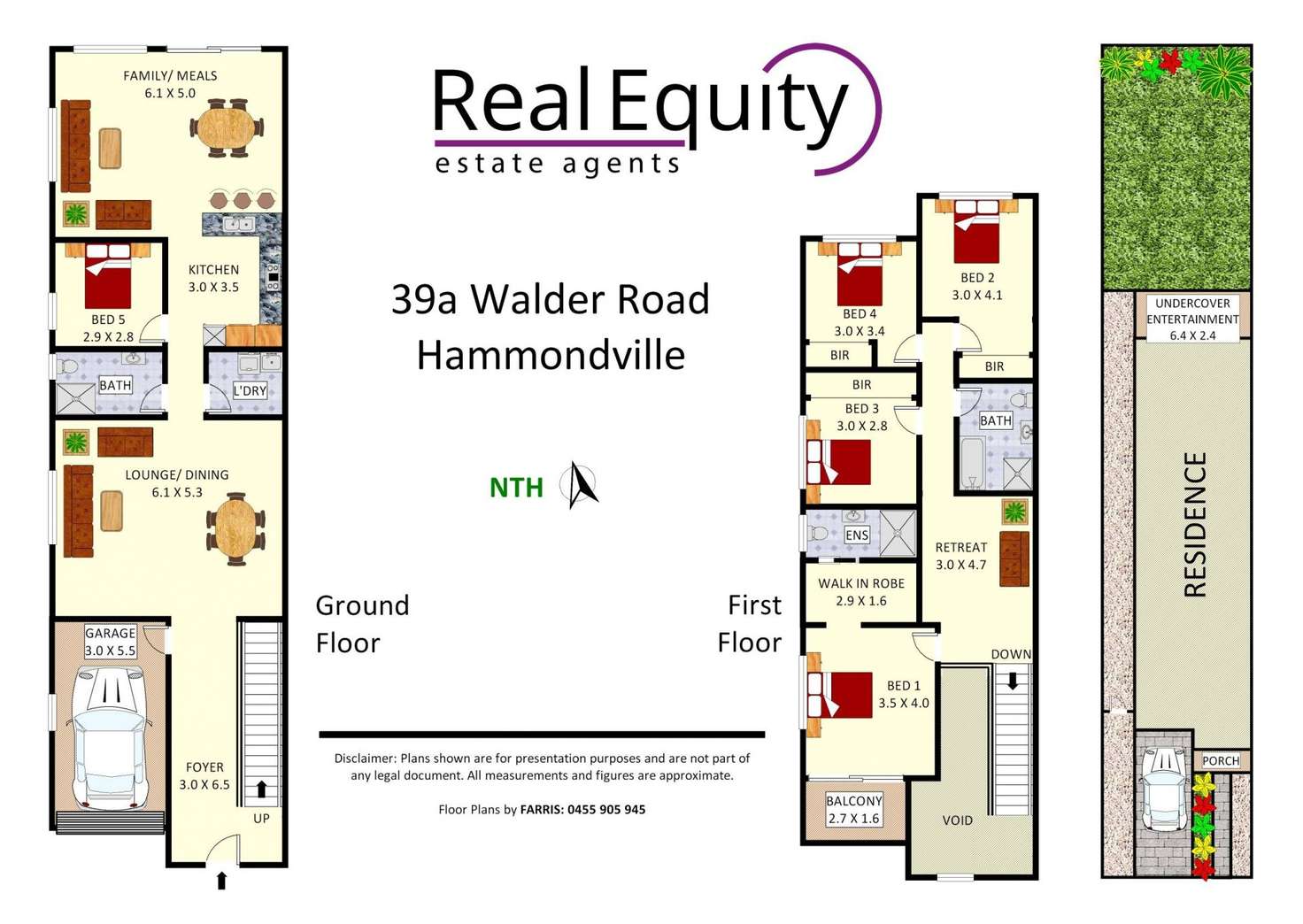 Floorplan of Homely semiDetached listing, 39a Walder Road, Hammondville NSW 2170