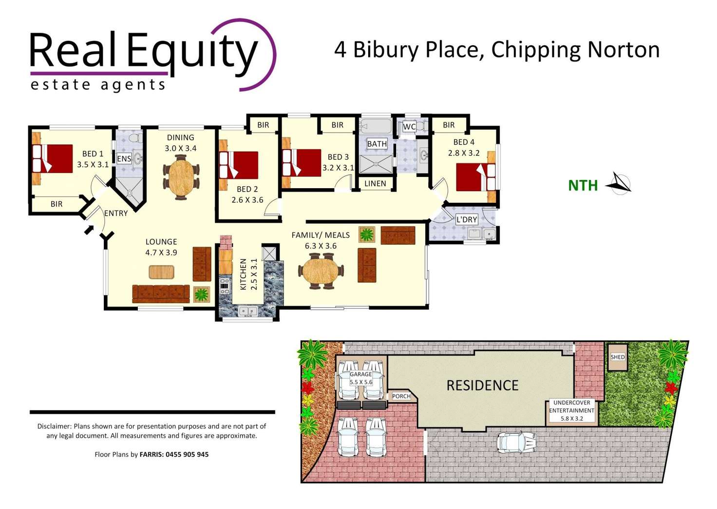 Floorplan of Homely house listing, 4 Bibury Place, Chipping Norton NSW 2170