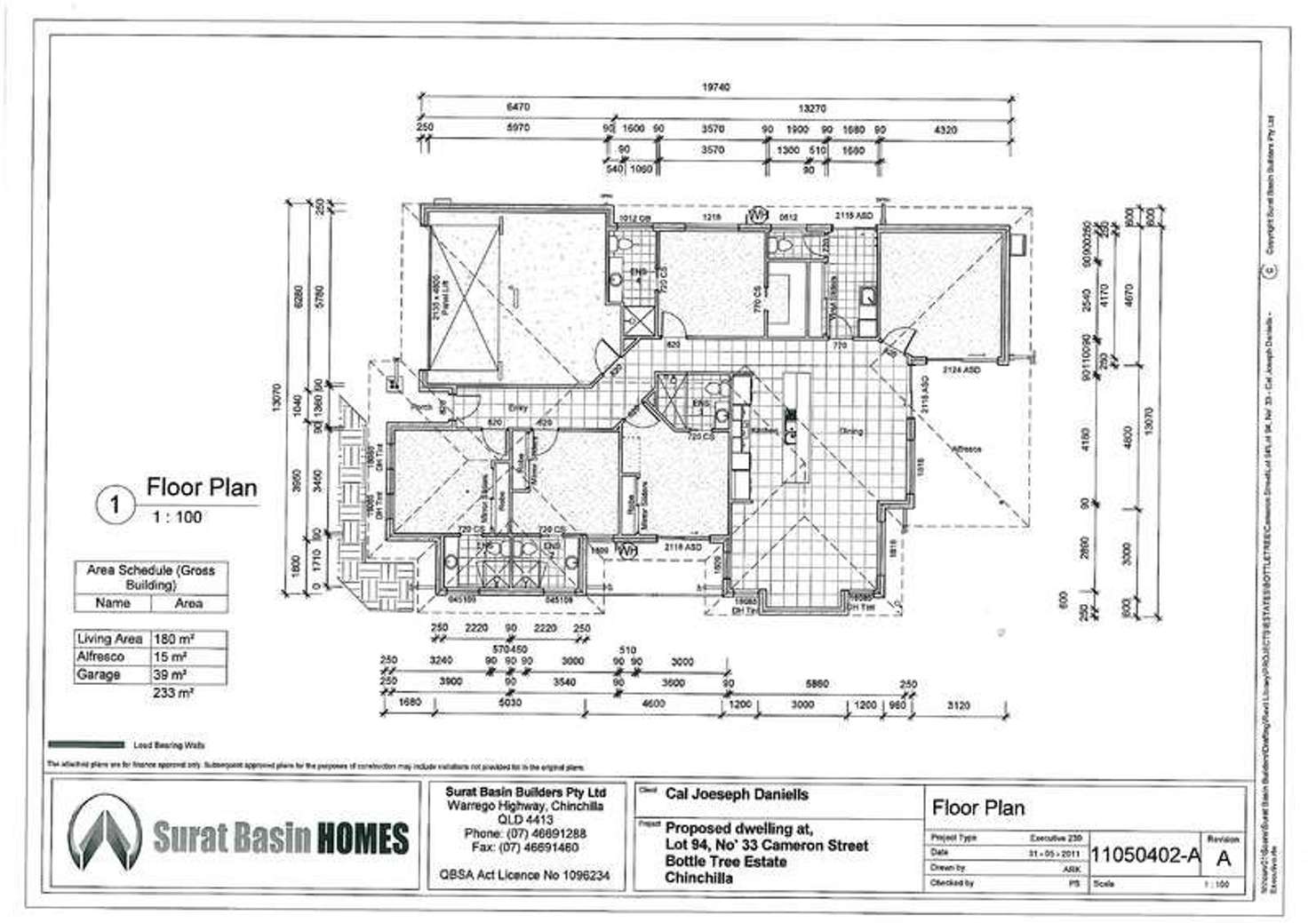 Floorplan of Homely house listing, 33 Cameron Street, Chinchilla QLD 4413