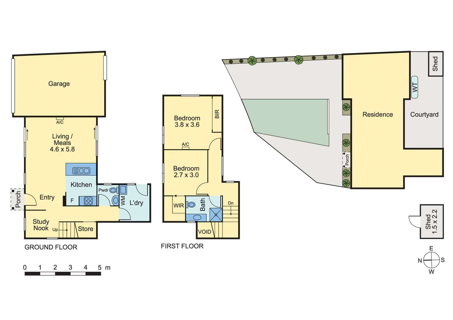 Floorplan of Homely unit listing, 1/7 Leigh Court, Dallas VIC 3047